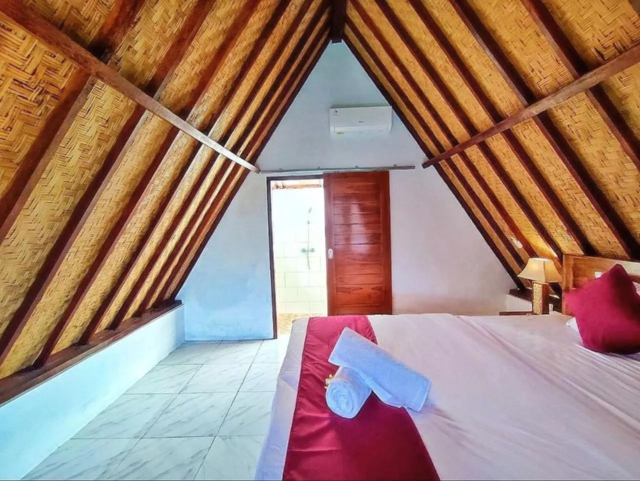 Bed in Sun Grace Penida Cottage