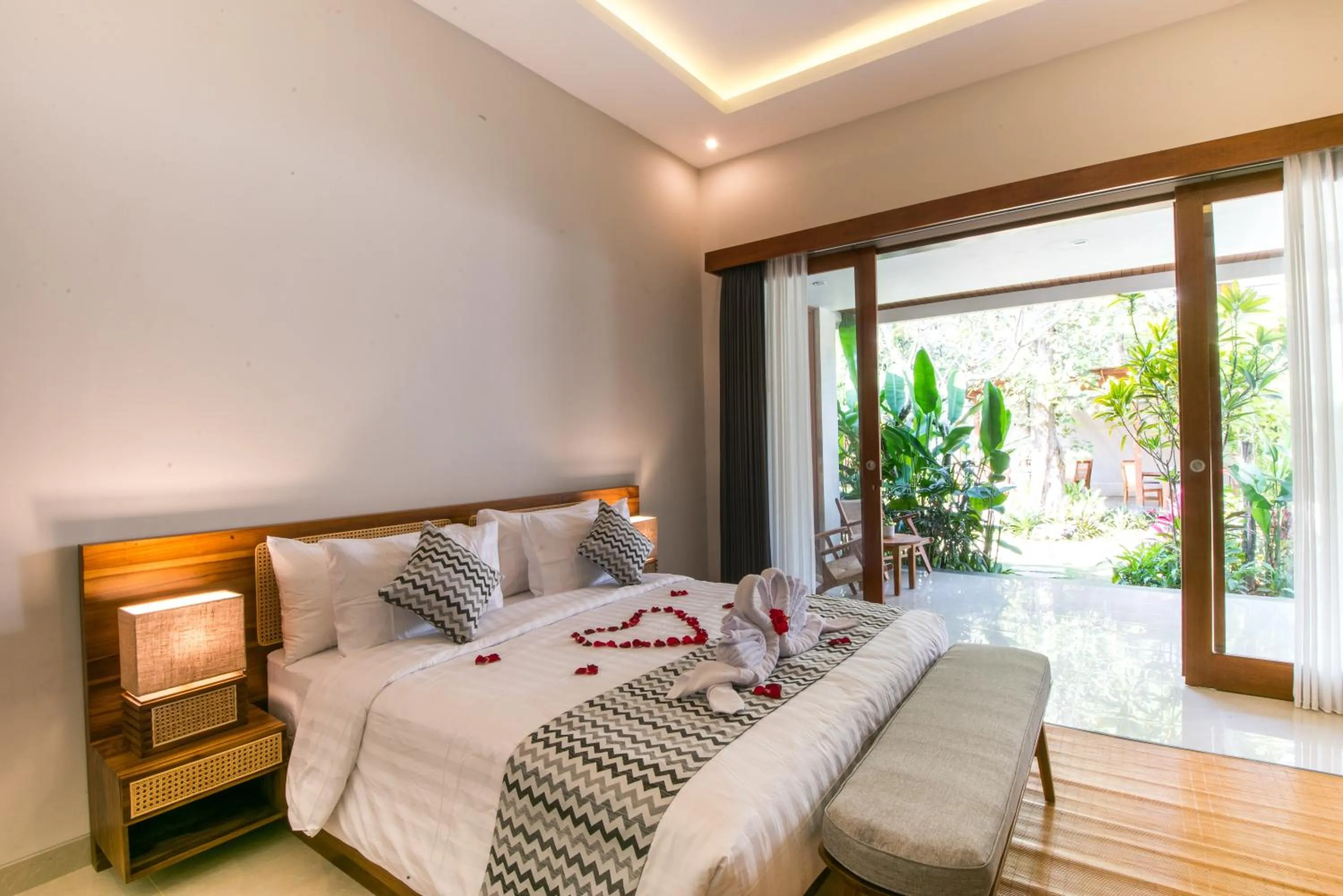 Bed in Bhumi Sangtu Ubud