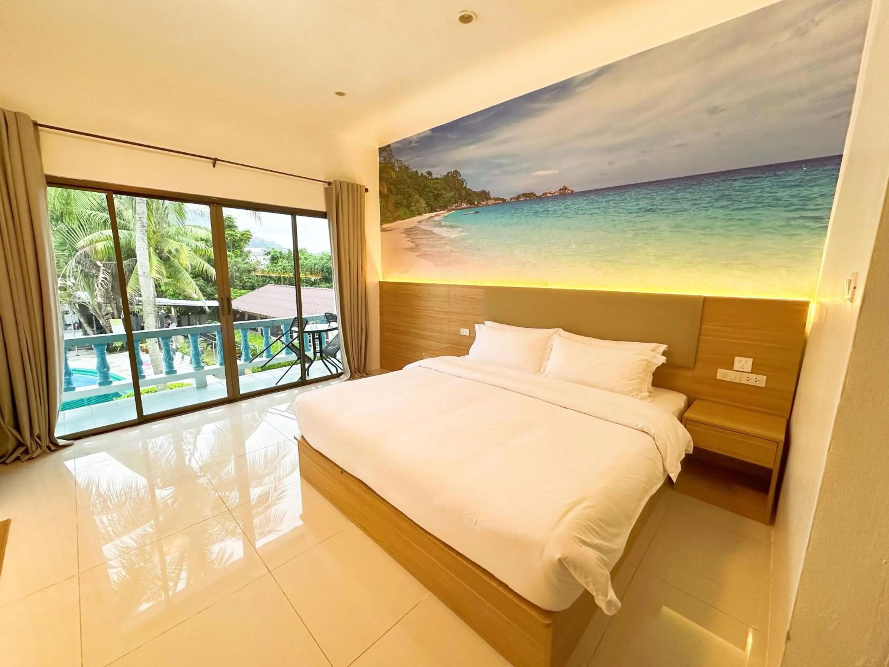 Bed in The coconut nanai resort