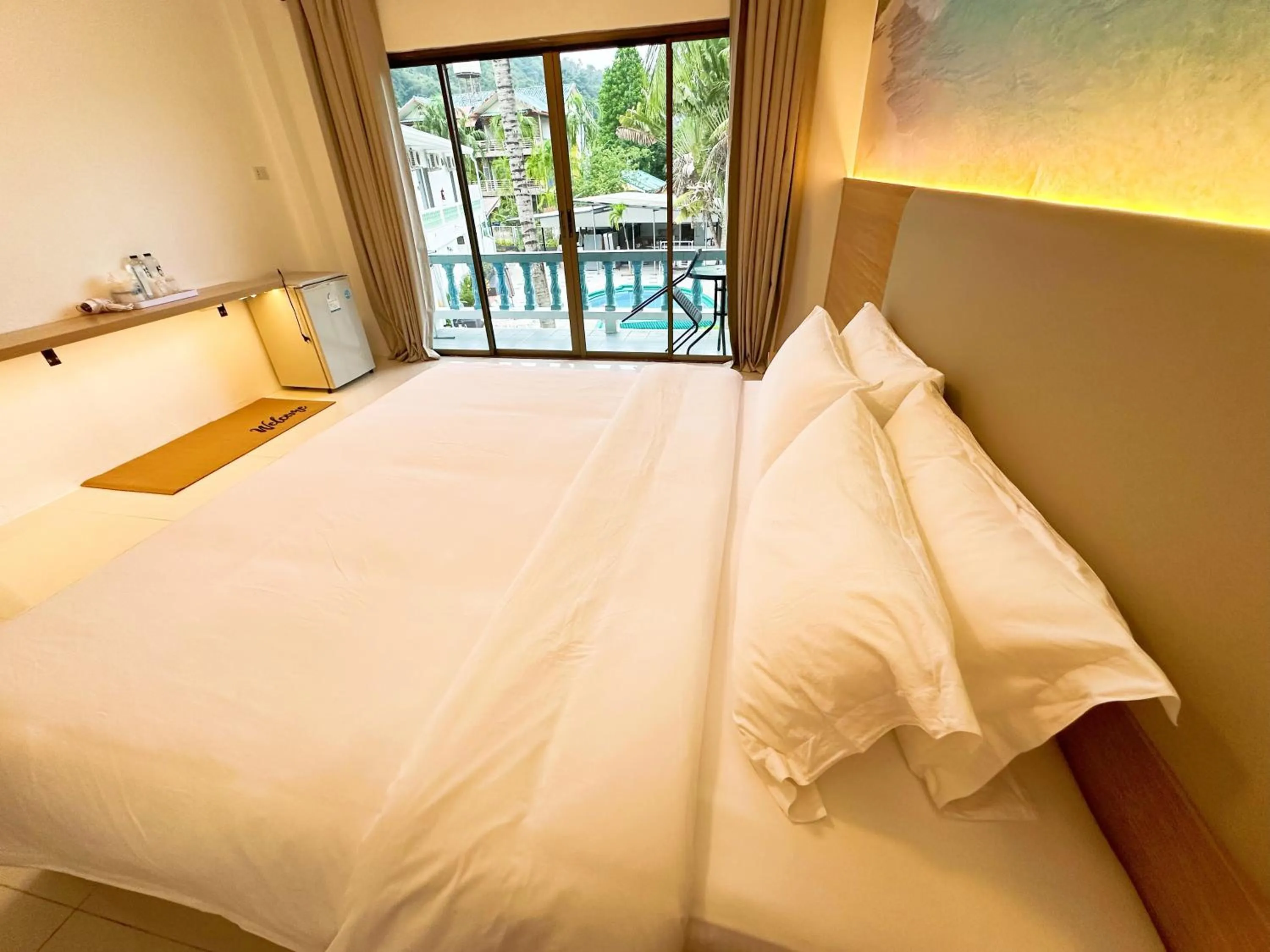 Bed in The coconut nanai resort