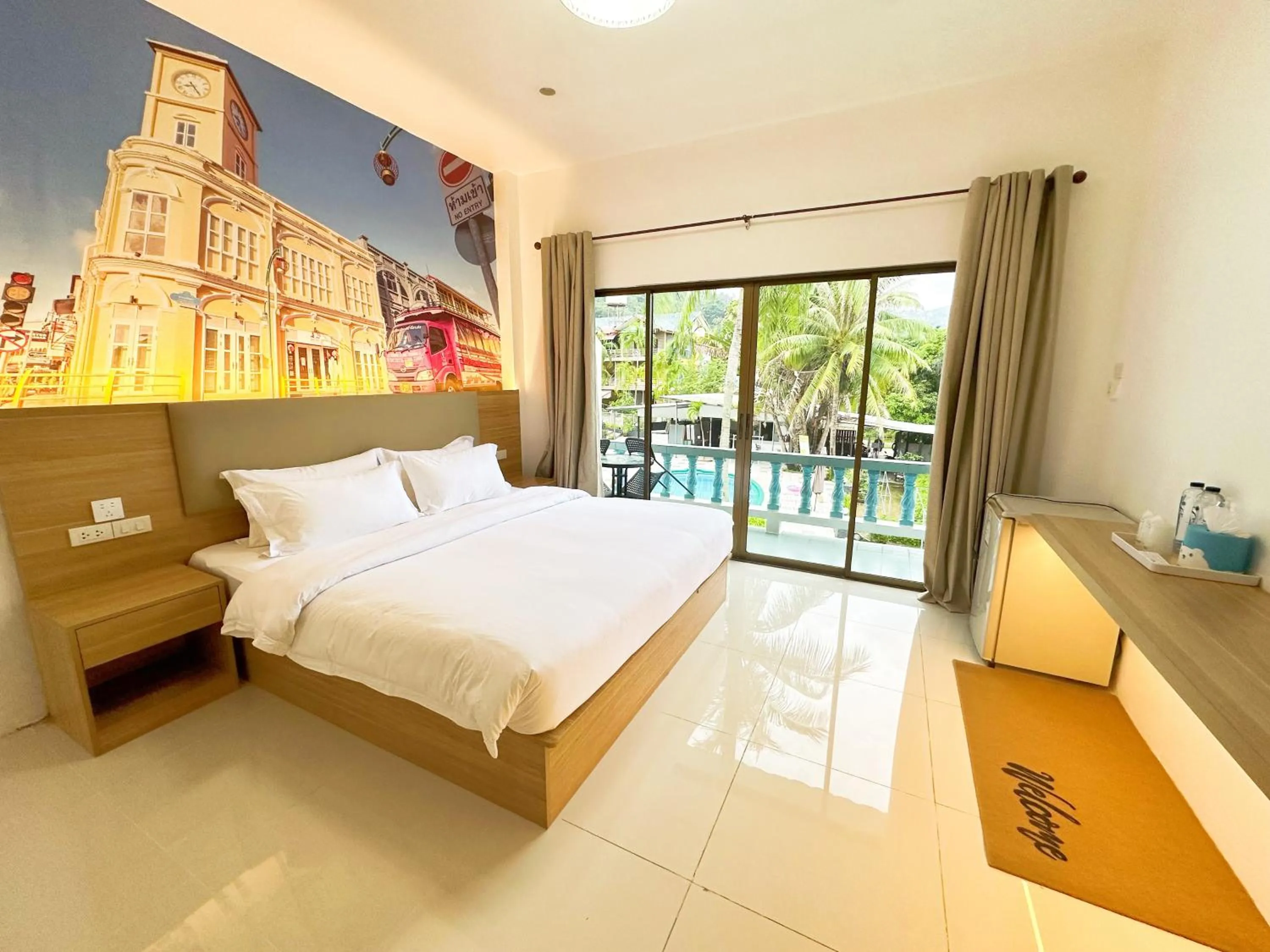 Bed in The coconut nanai resort