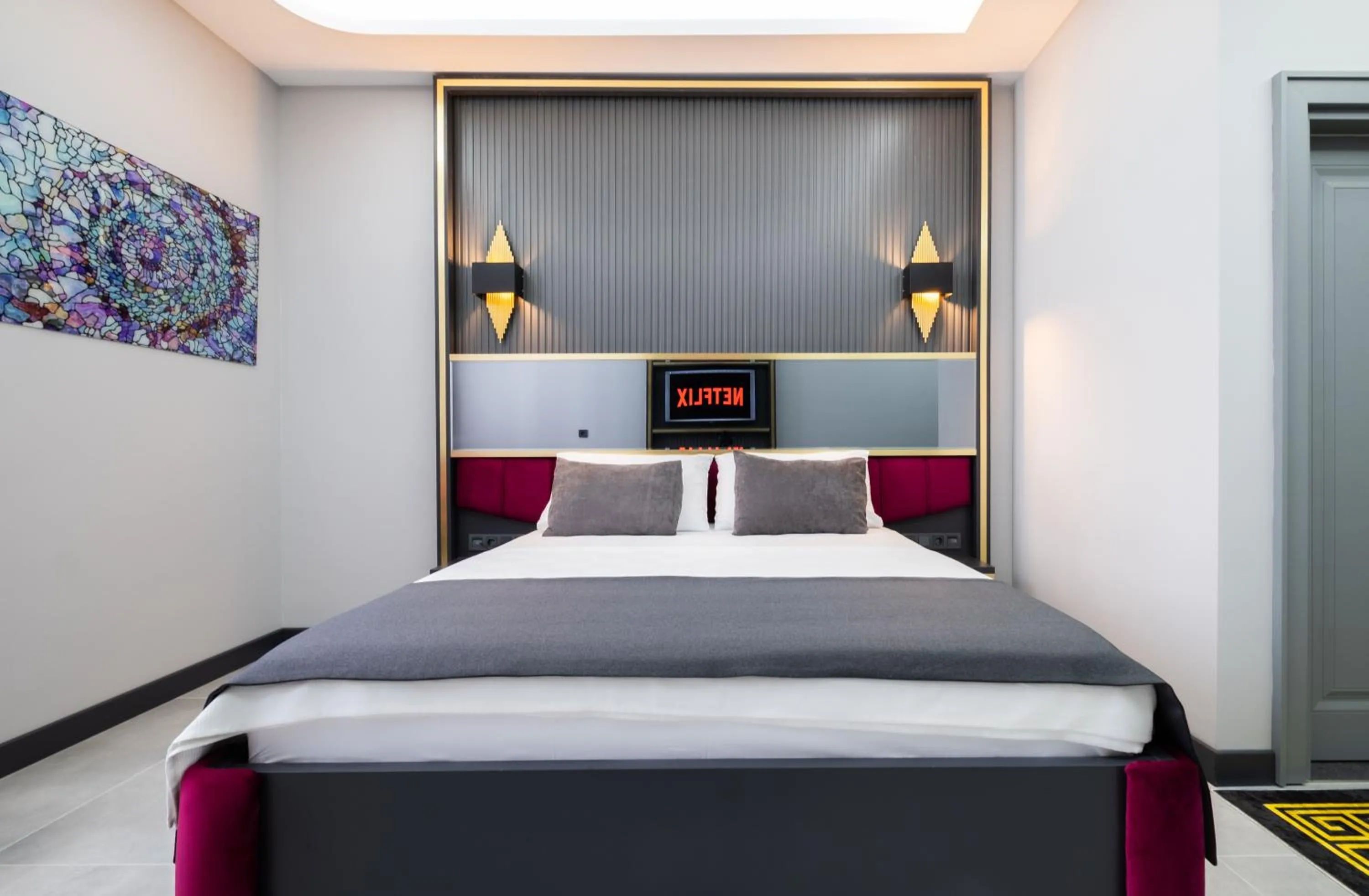 Bed in 216 Prestige Hotel