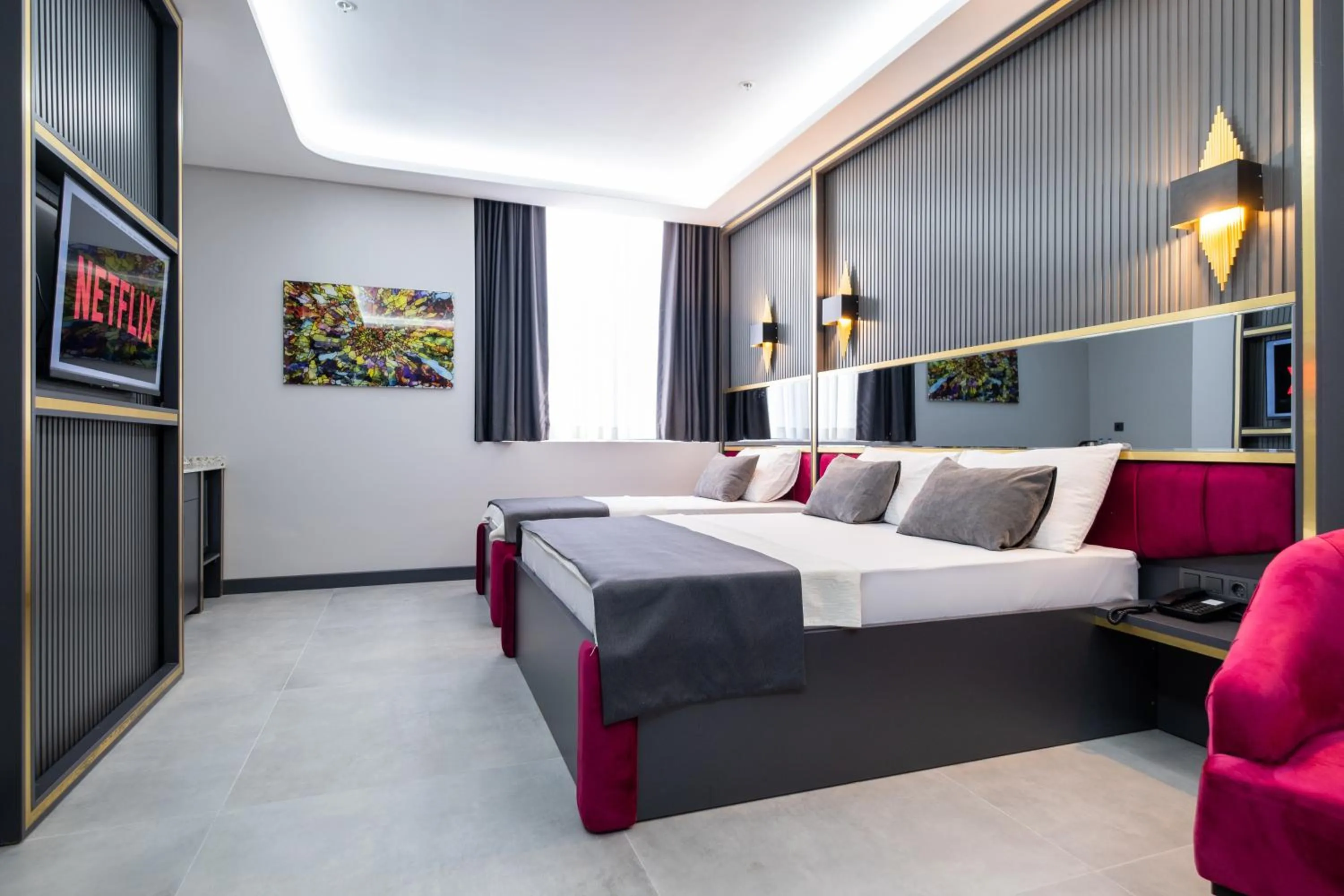 Bed in 216 Prestige Hotel