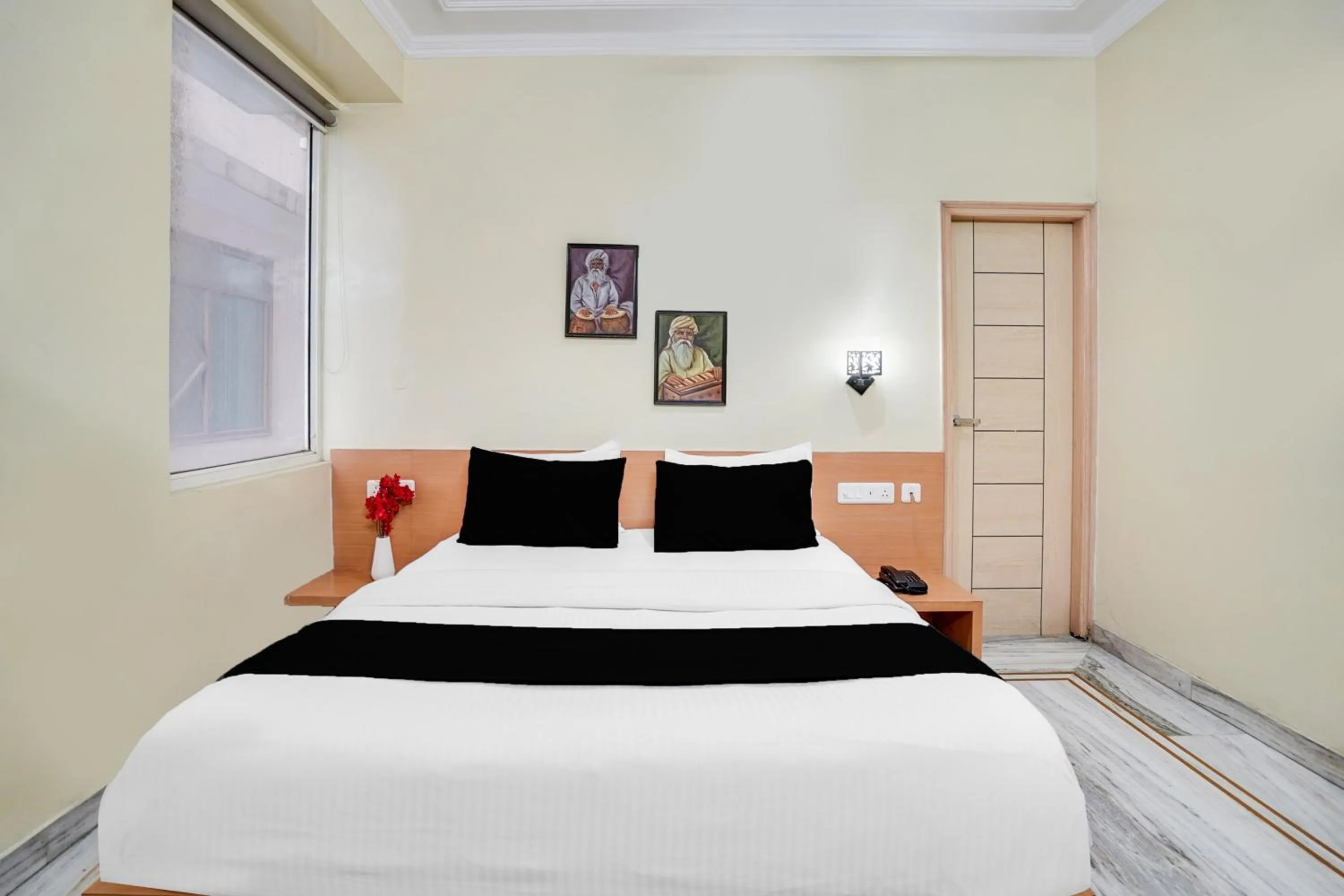 Bedroom, Bed in Super Townhouse Durgapura formerly Gumaan Heritage