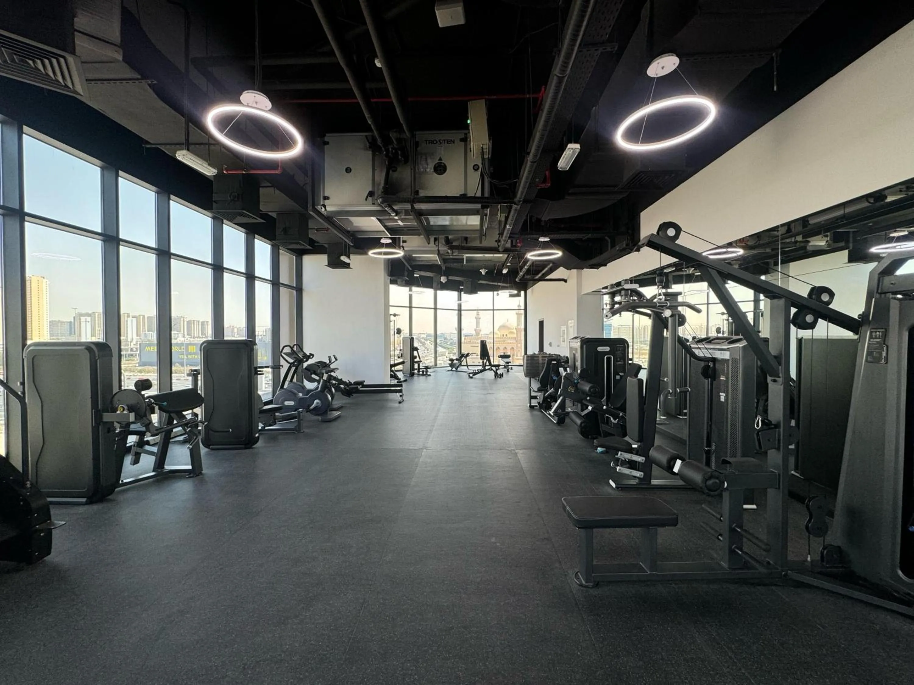 Fitness centre/facilities in The Community Jumeirah Village