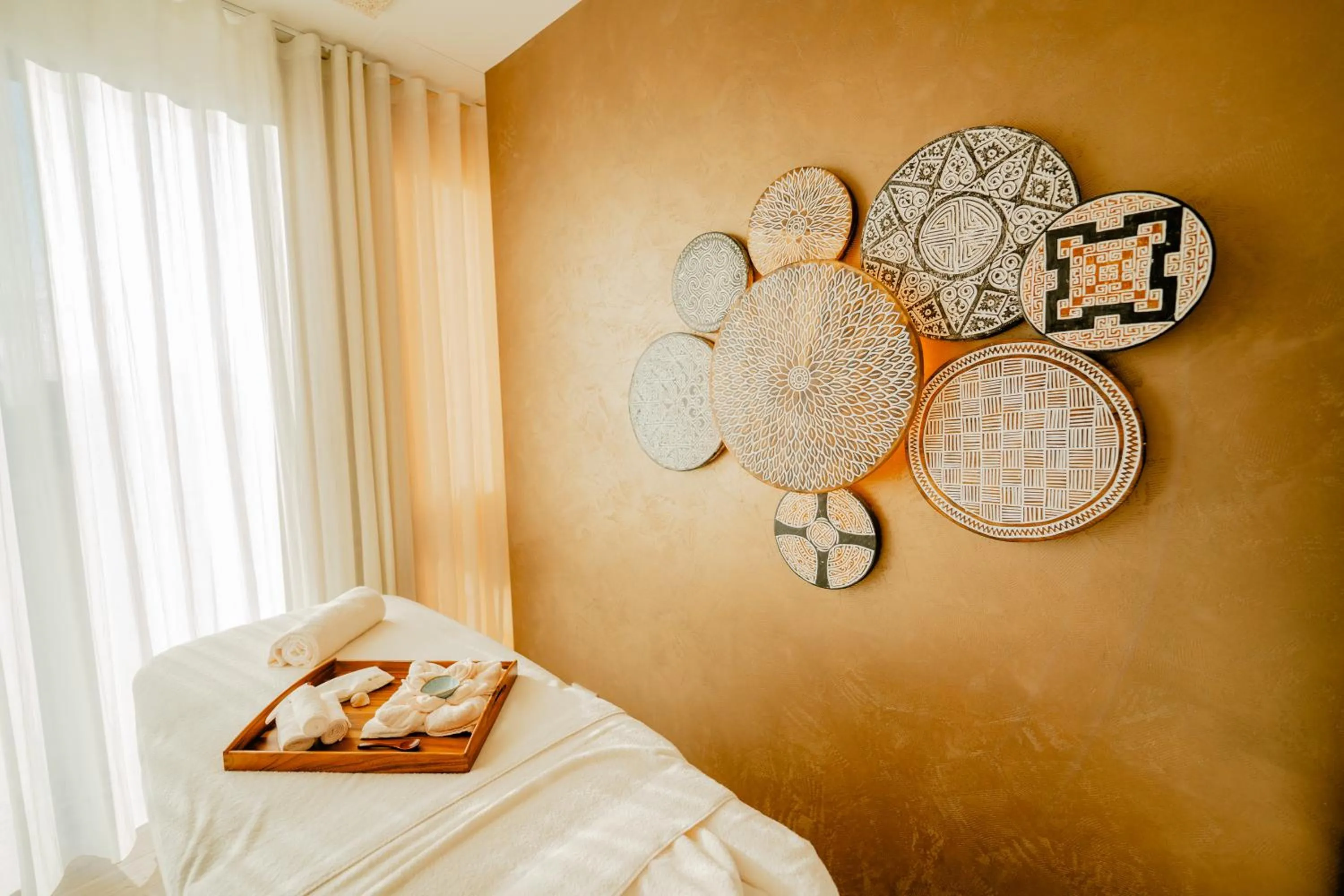 Bed in SlowDown Bottsand Hotel und Spa