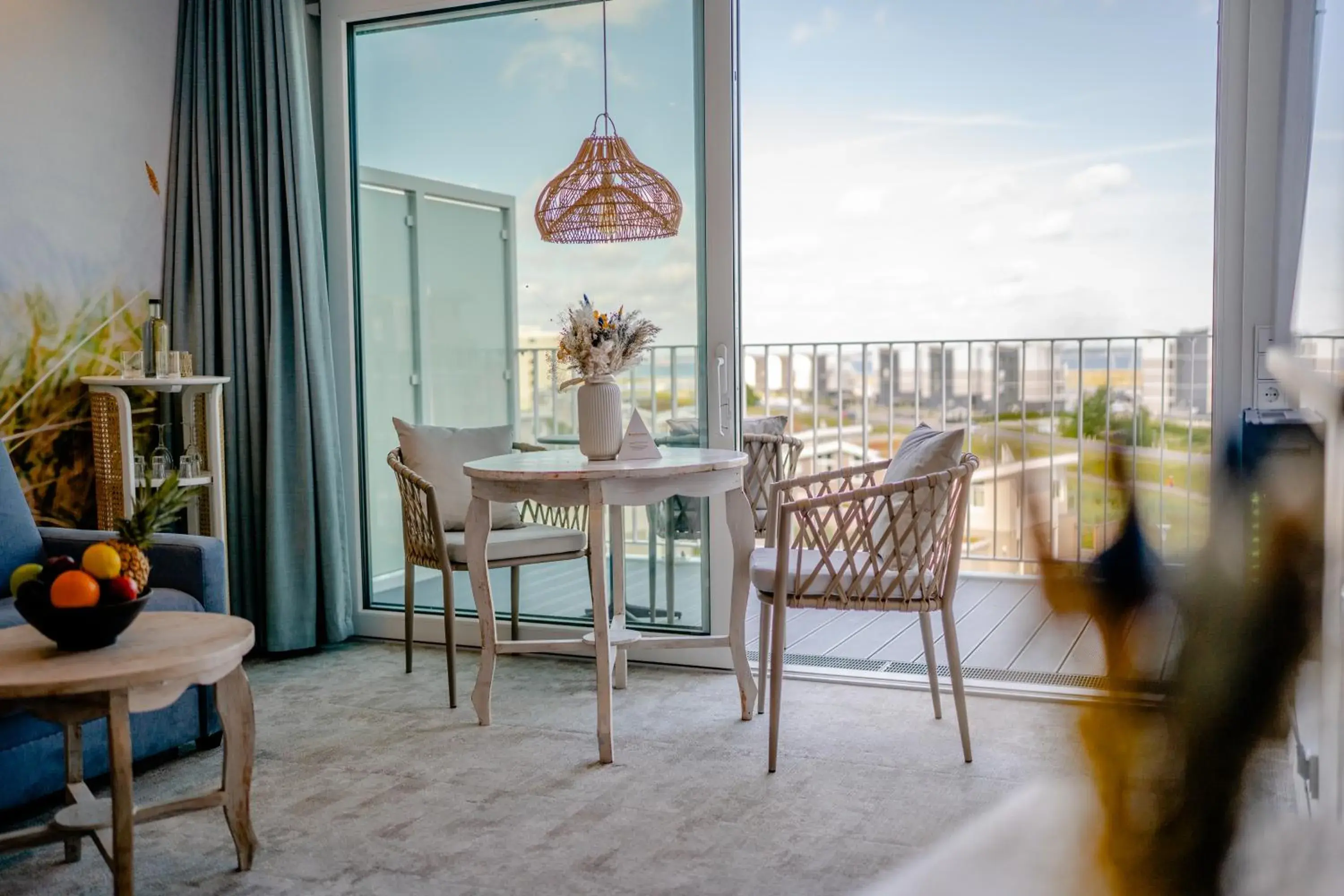 Deluxe Panorama with Balcony and Sea View in SlowDown Bottsand Hotel und Spa Deluxe Panorama with Balcony and Sea View in SlowDown Bottsand Hotel und Spa