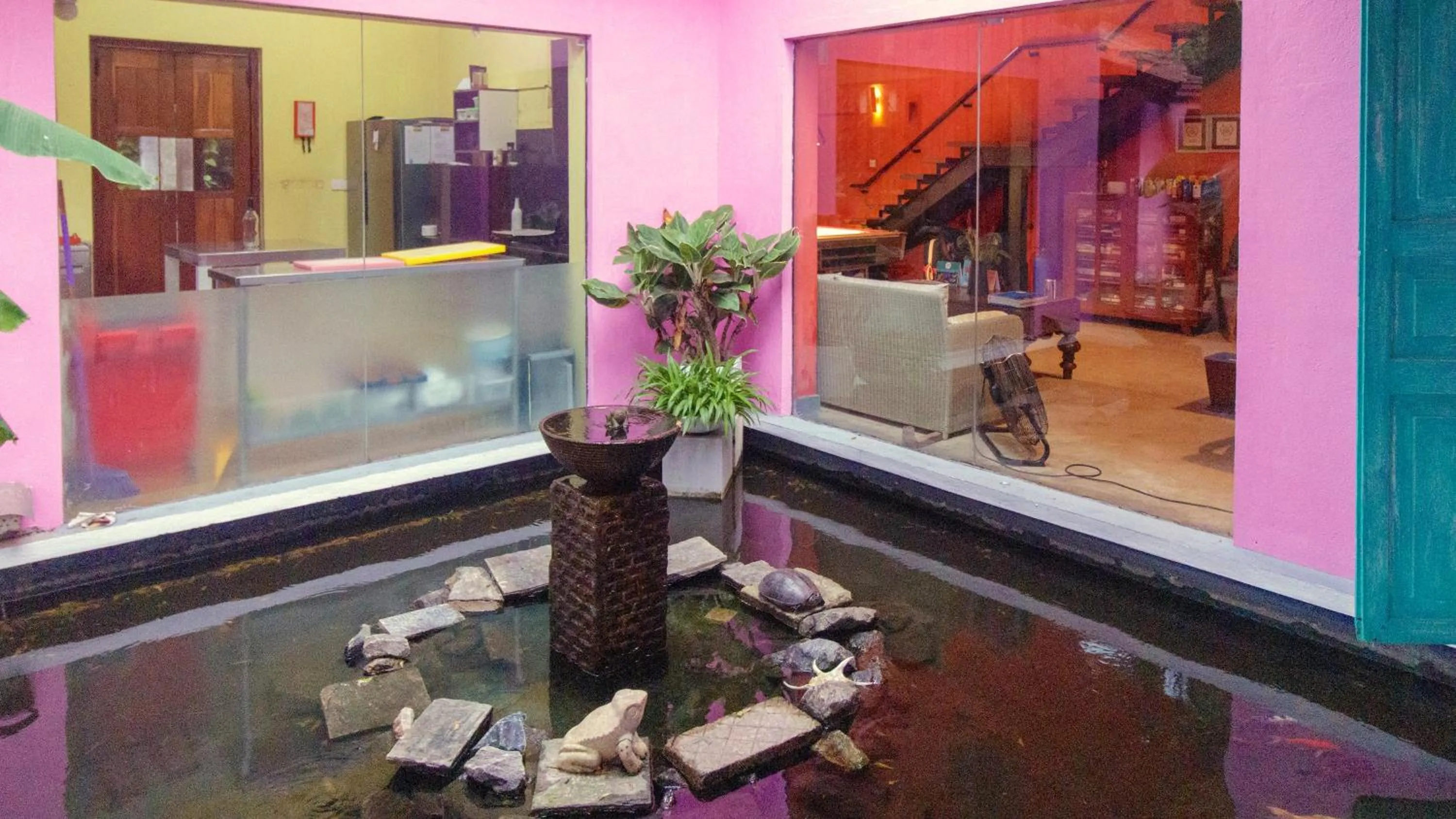 Patio in Dickman Resort "The Boutique Hotel"