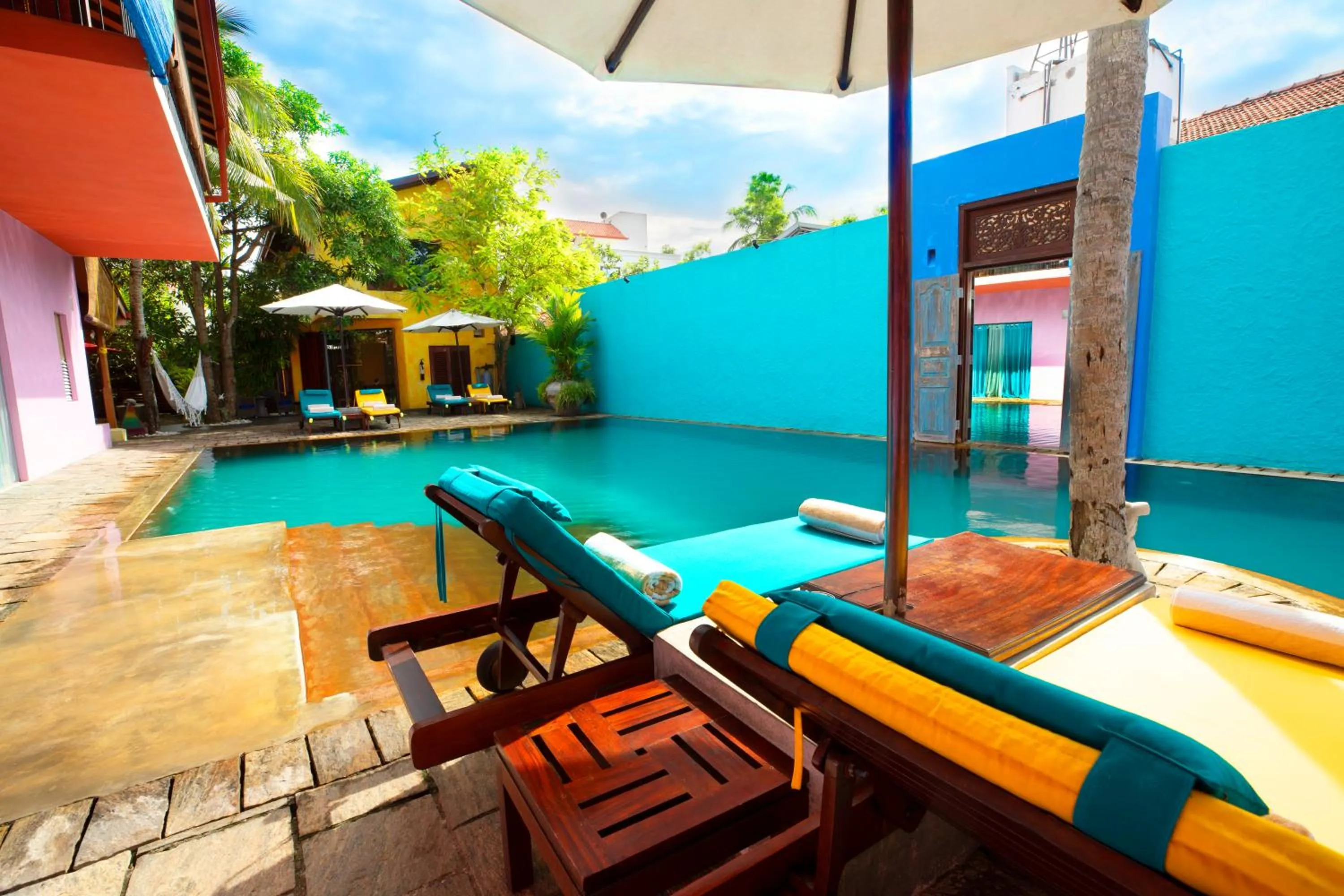 Pool view in Dickman Resort "The Boutique Hotel"