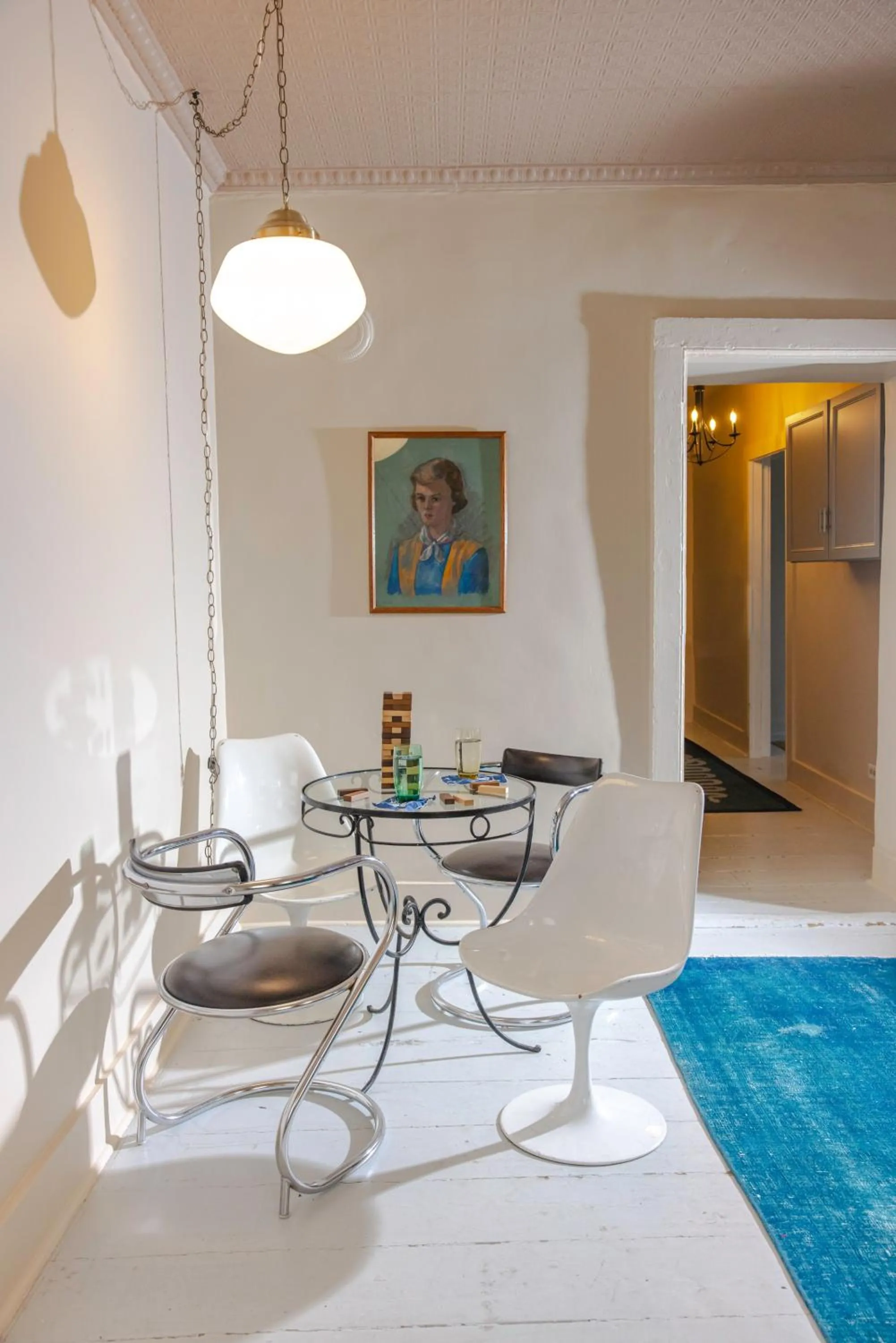 Dining area in KIngston Carriage House