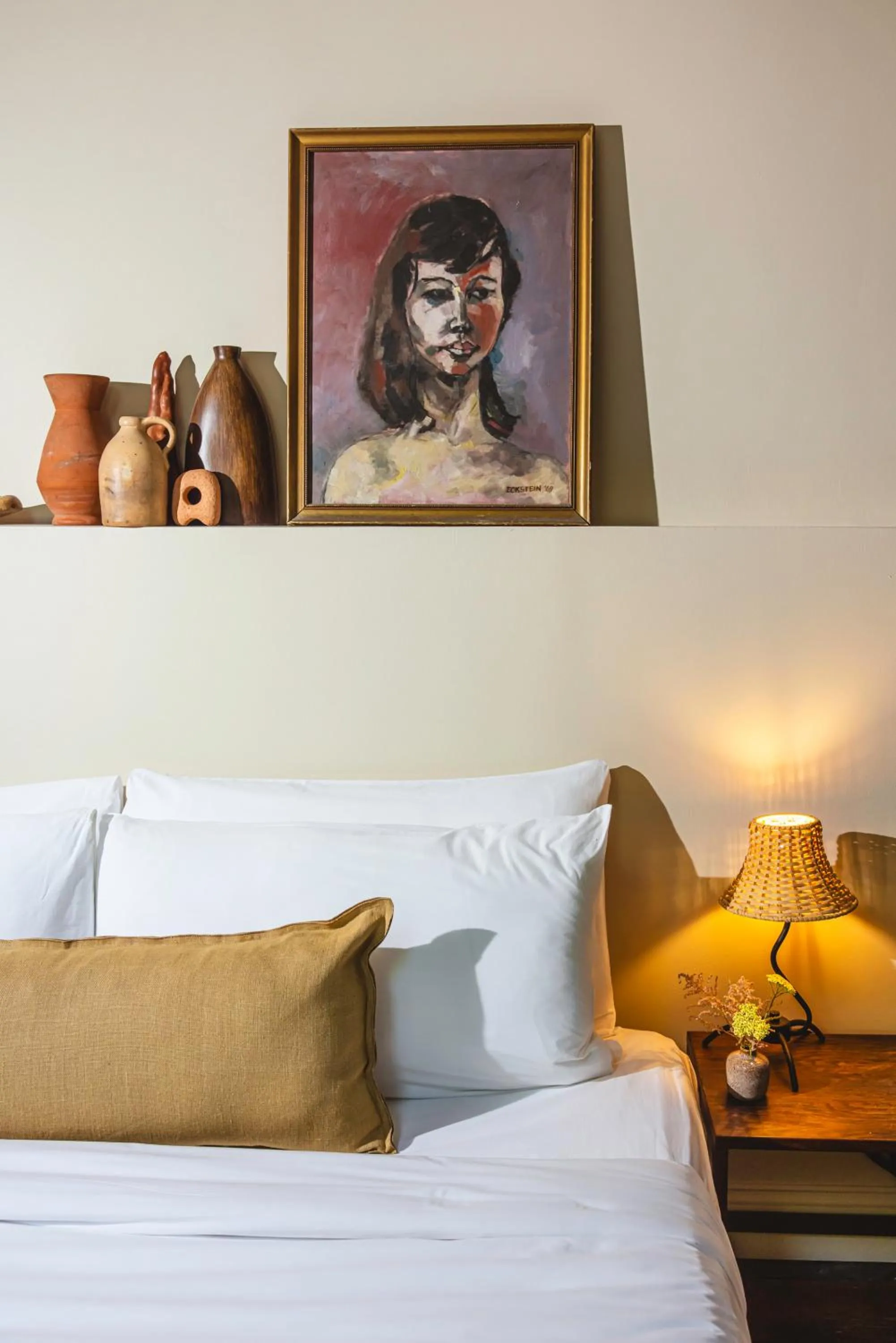 Decorative detail, Bed in KIngston Carriage House