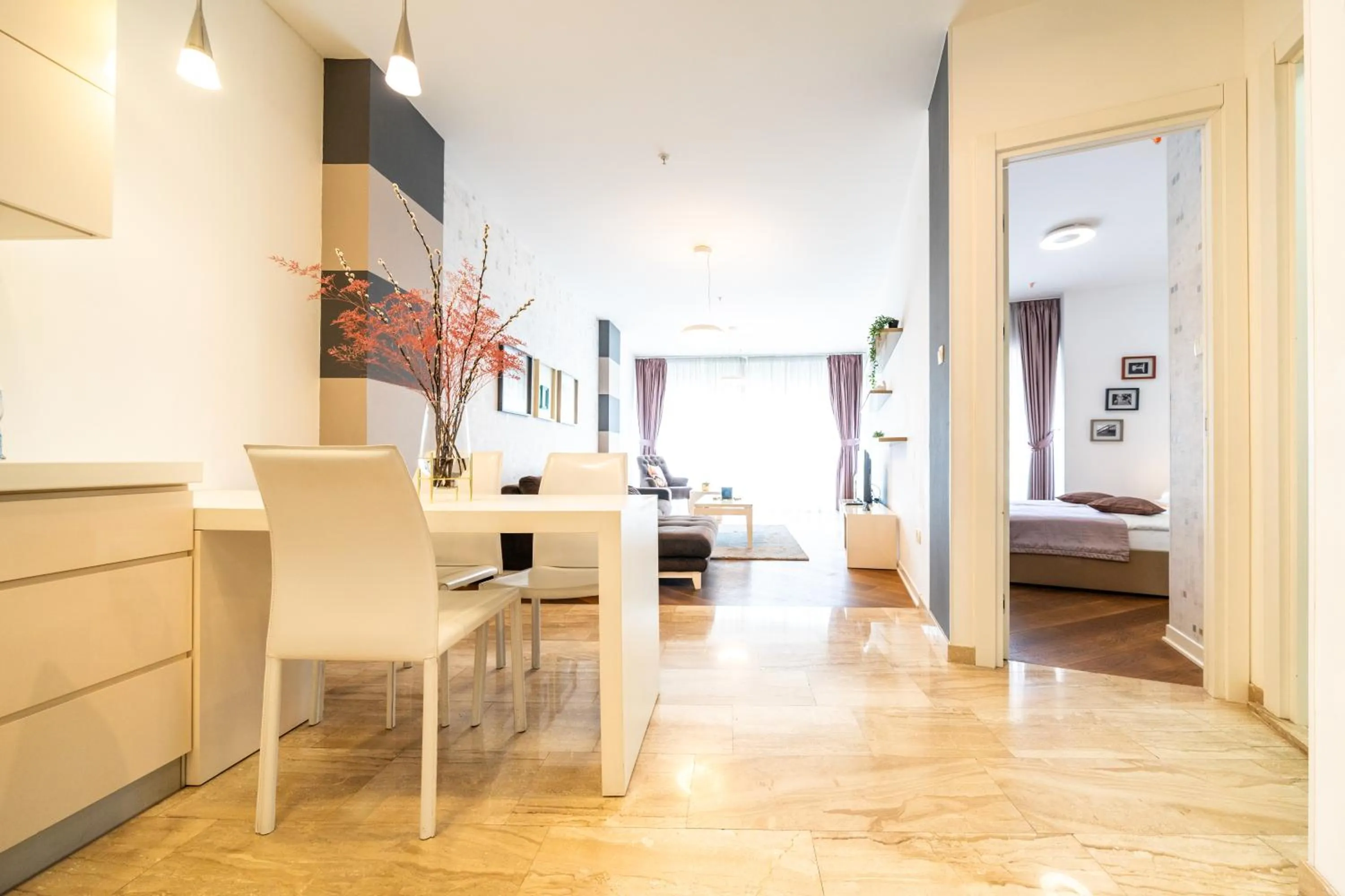 Bed in Hotel Tre Canne