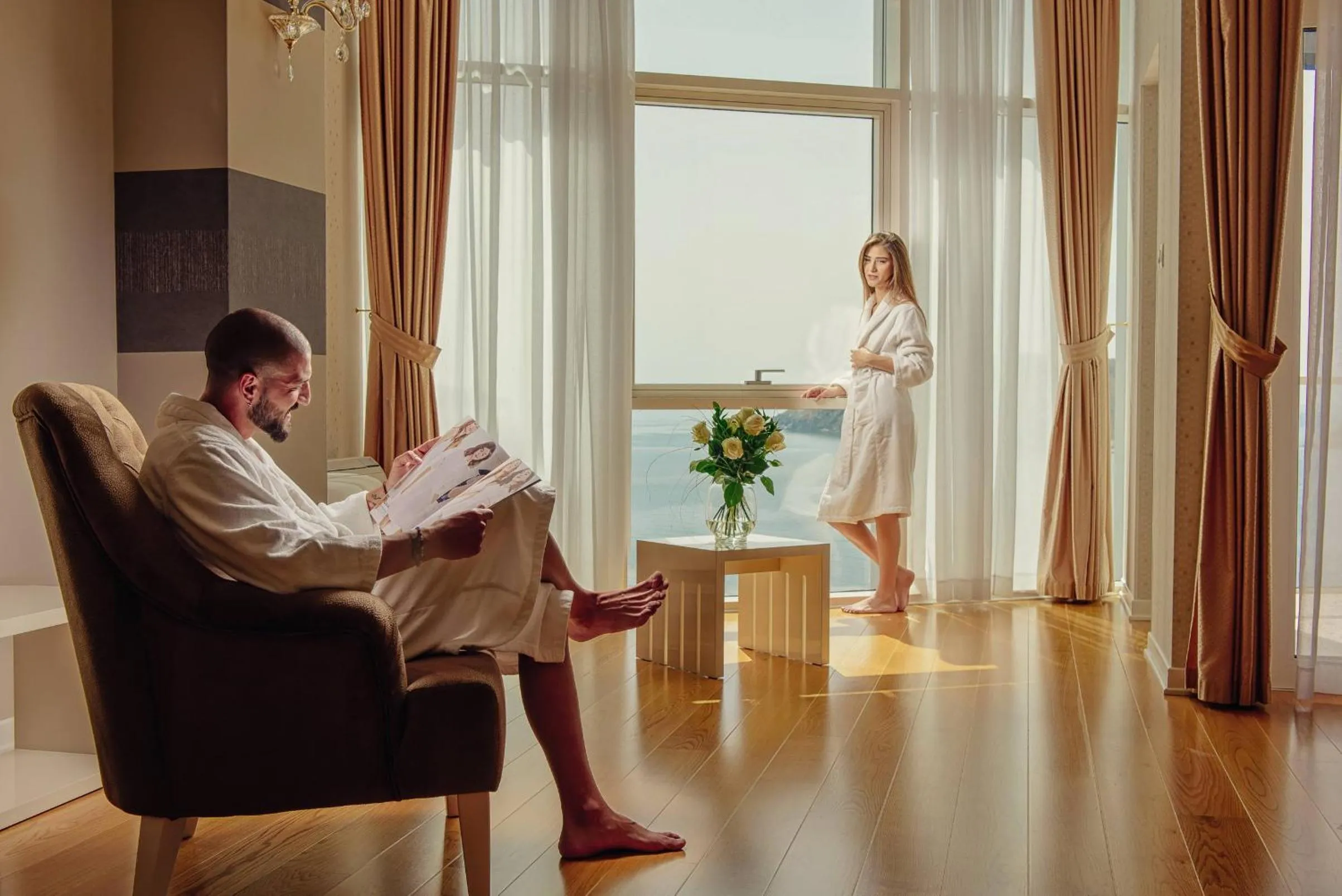 Living room in Hotel Tre Canne