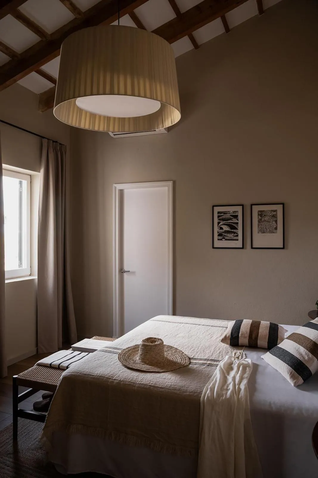 Bed in Binissaida Boutique Hotel