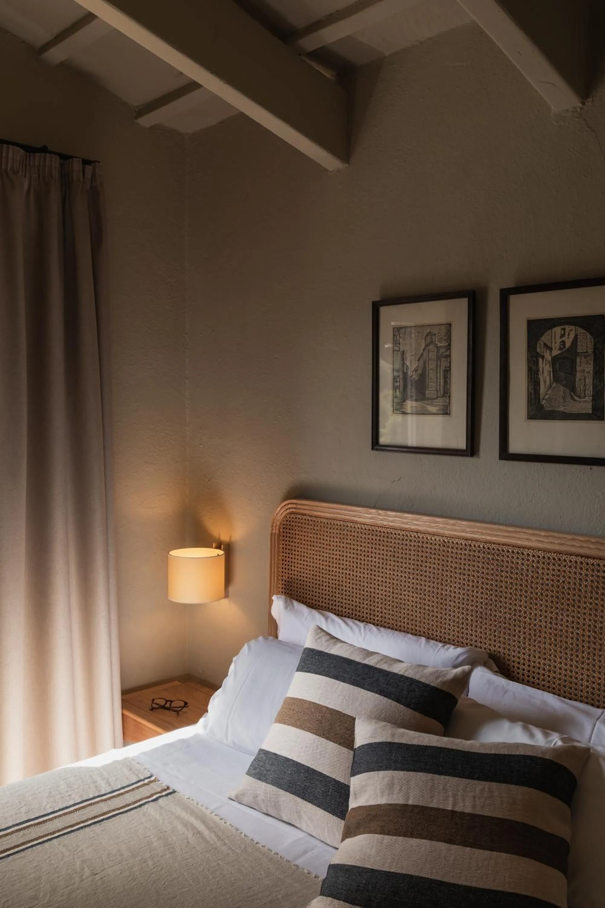 Bed in Binissaida Boutique Hotel