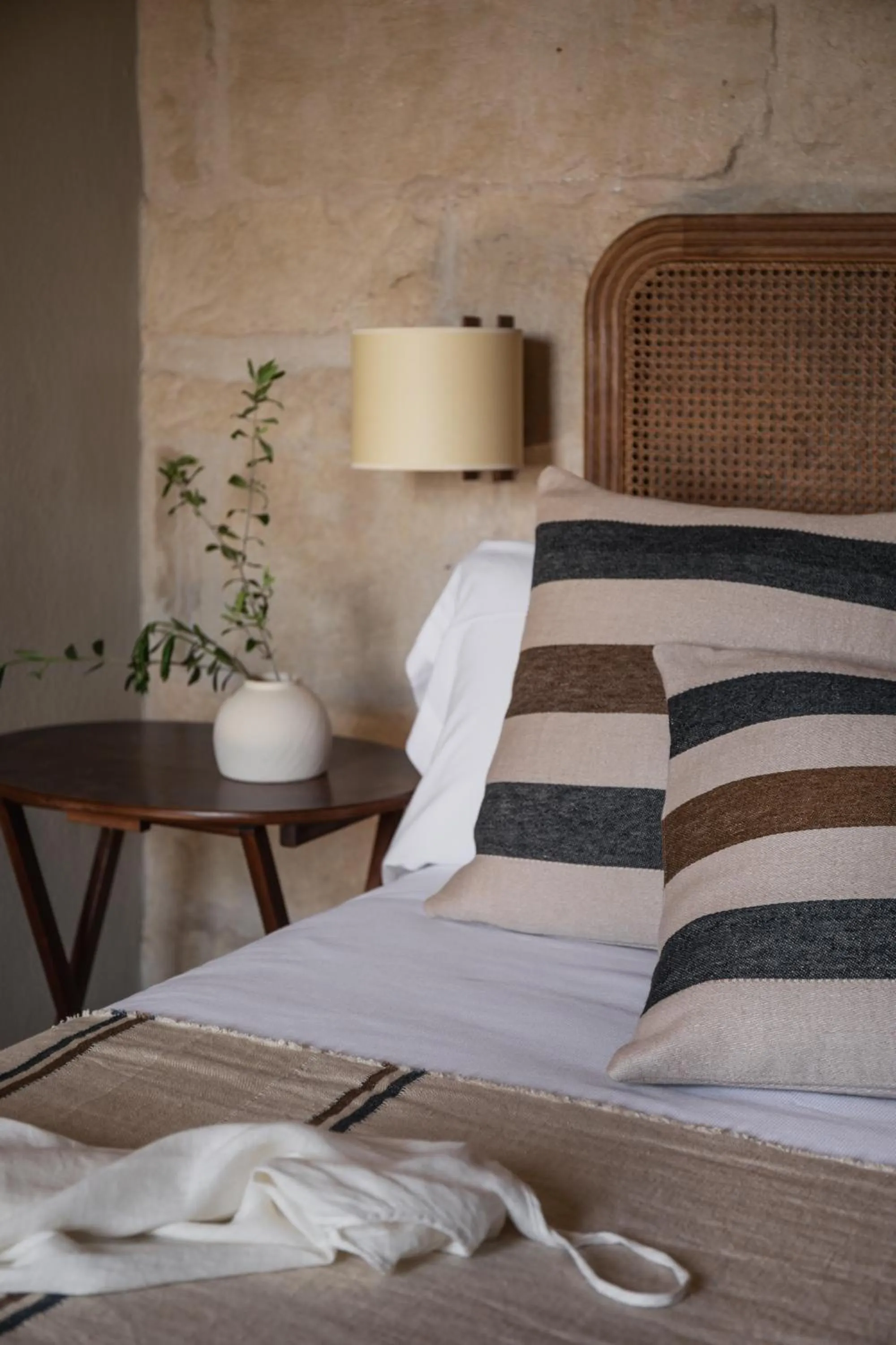 Bed in Binissaida Boutique Hotel