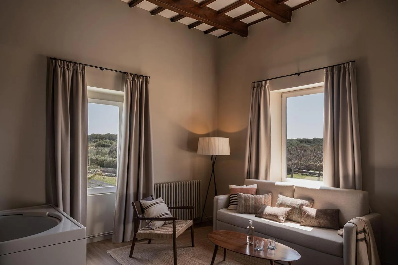 Bed in Binissaida Boutique Hotel