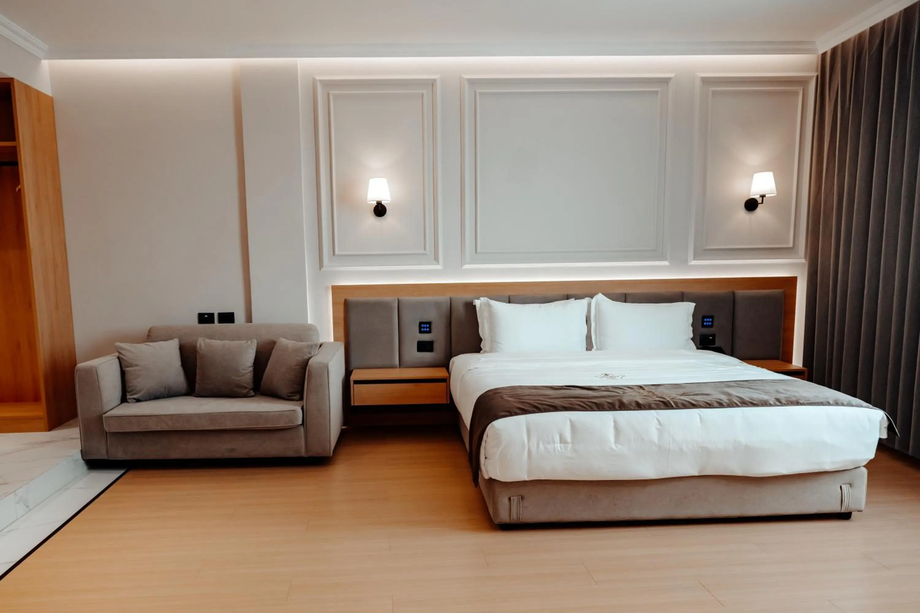 Bed in Holiday Hotel