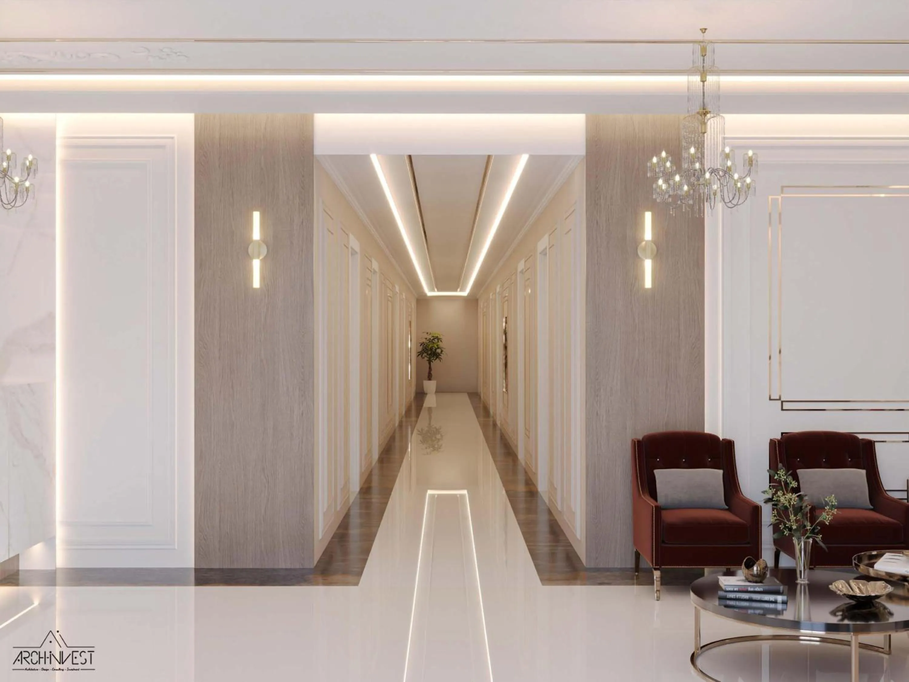 Lobby or reception in Holiday Hotel