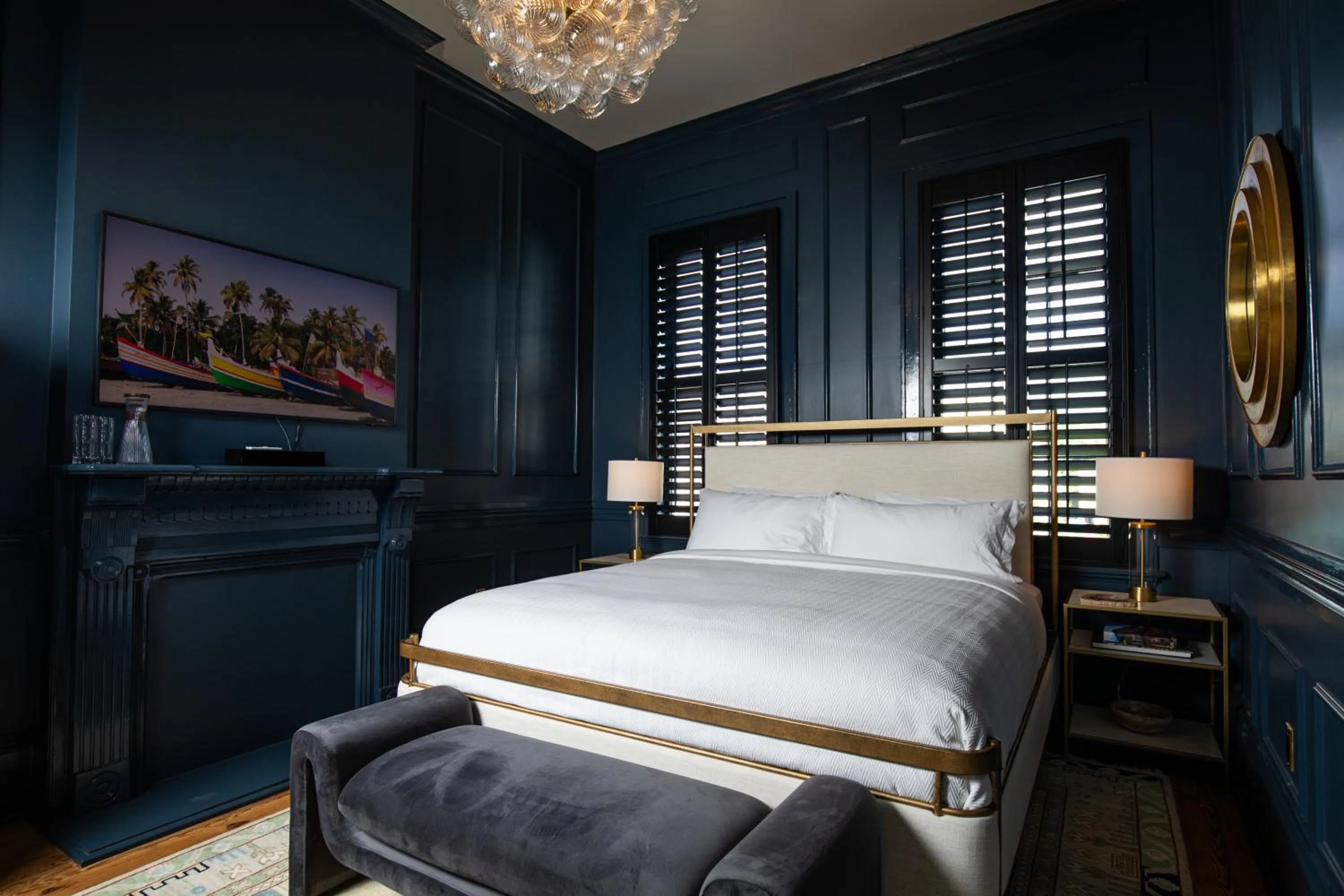 Bed in Blackbird Hotel