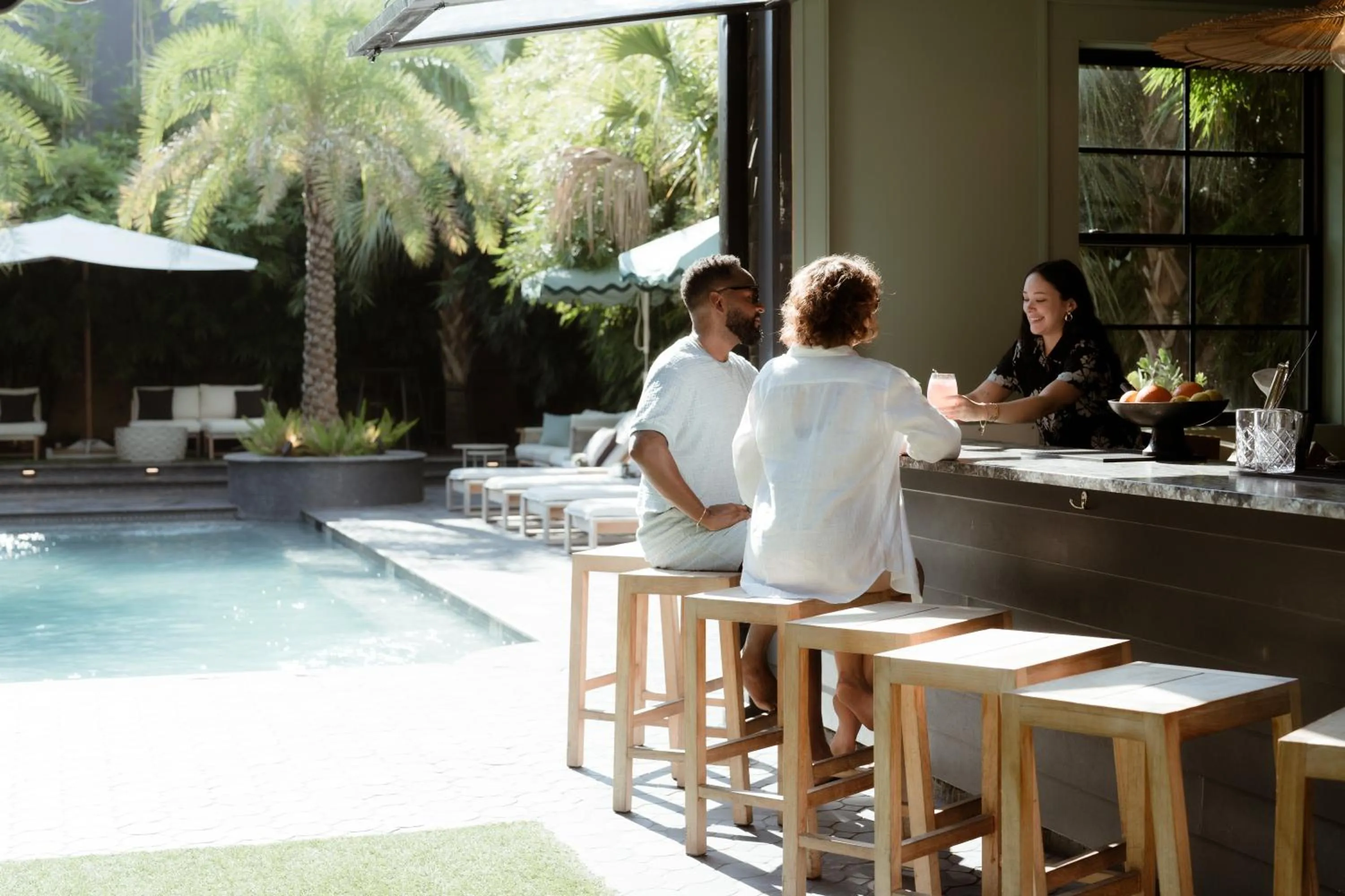Swimming pool in Blackbird Hotel