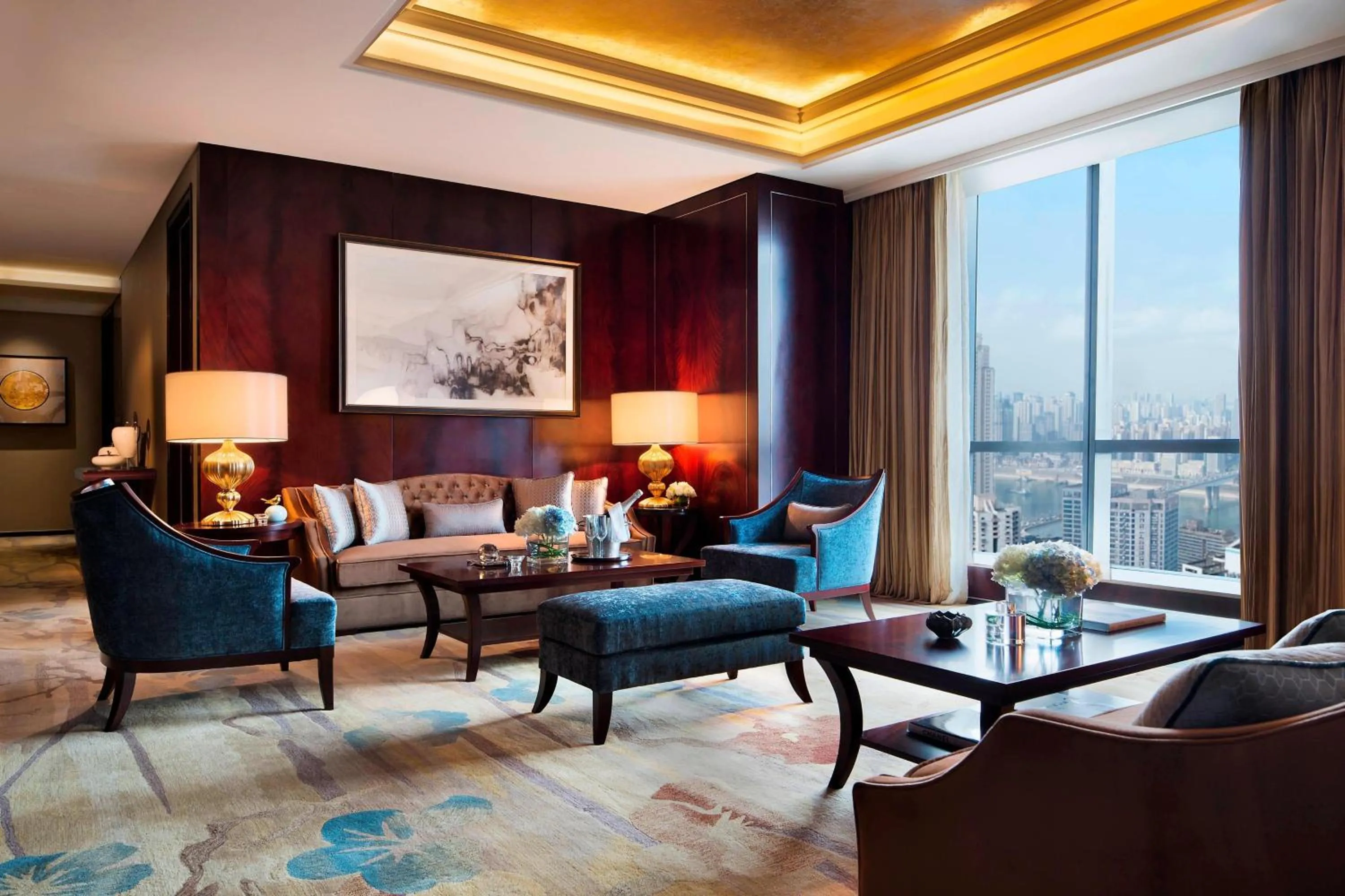 Living room in JW Marriott Hotel Chongqing