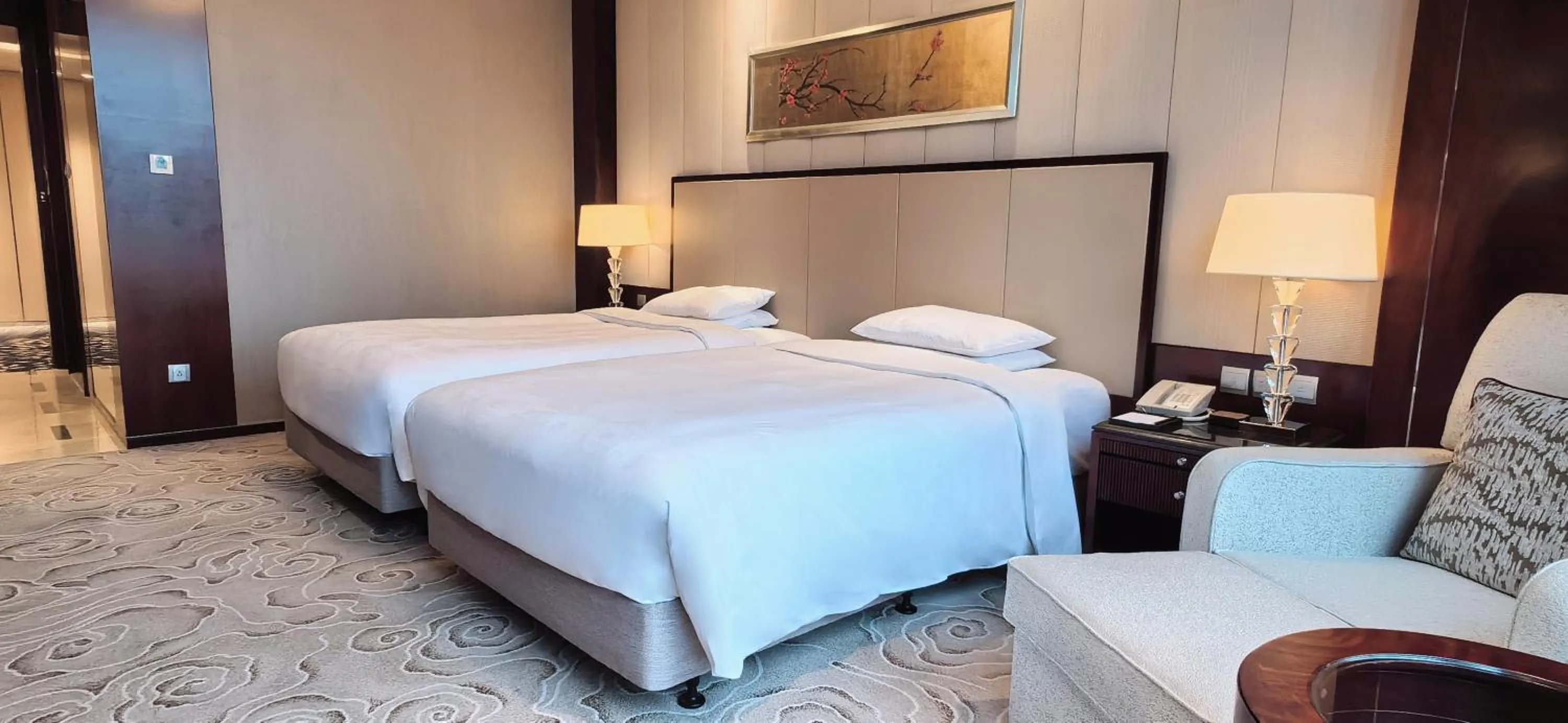 Bed in JW Marriott Hotel Chongqing