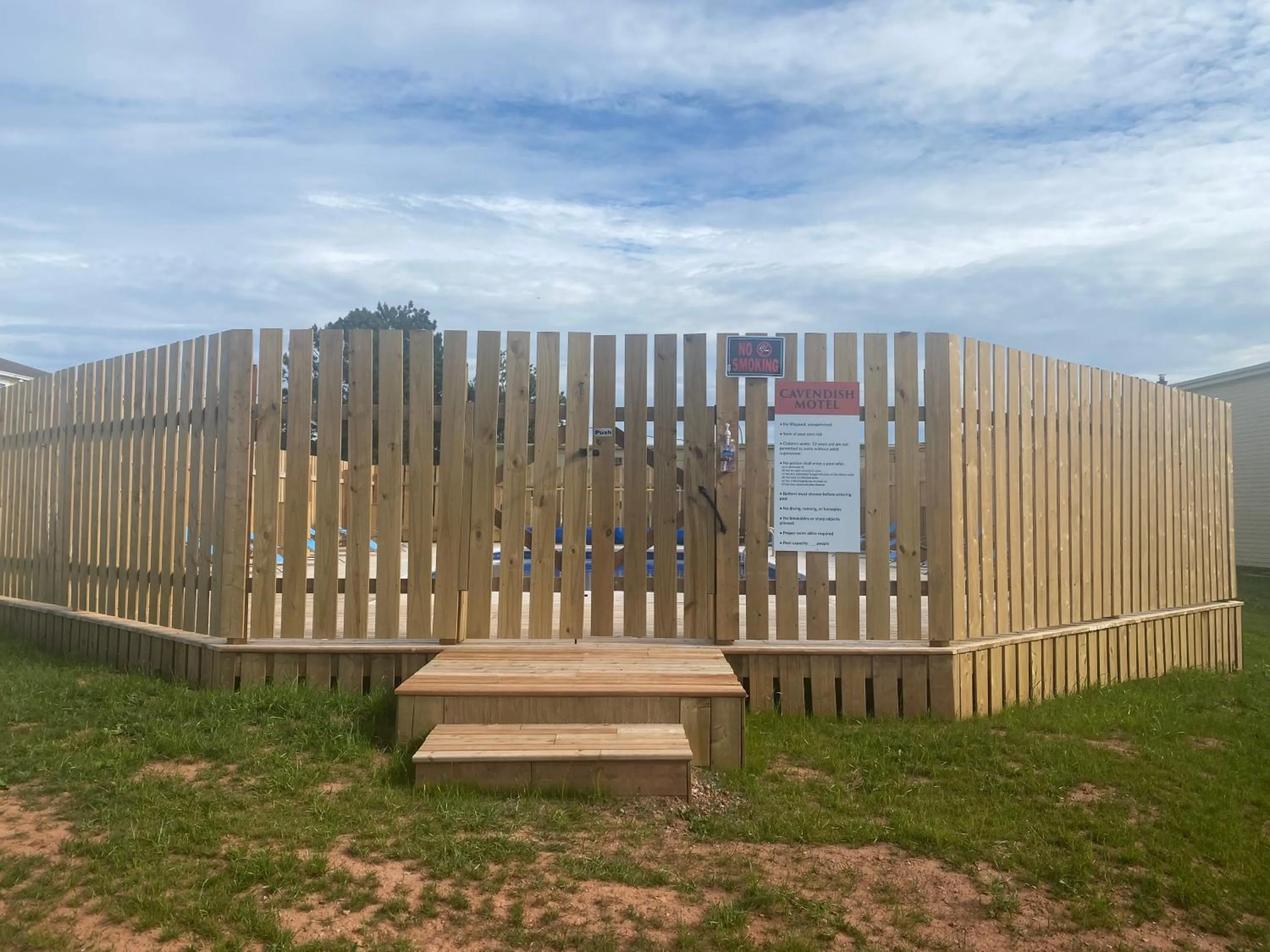 Swimming pool in The Cavendish Motel