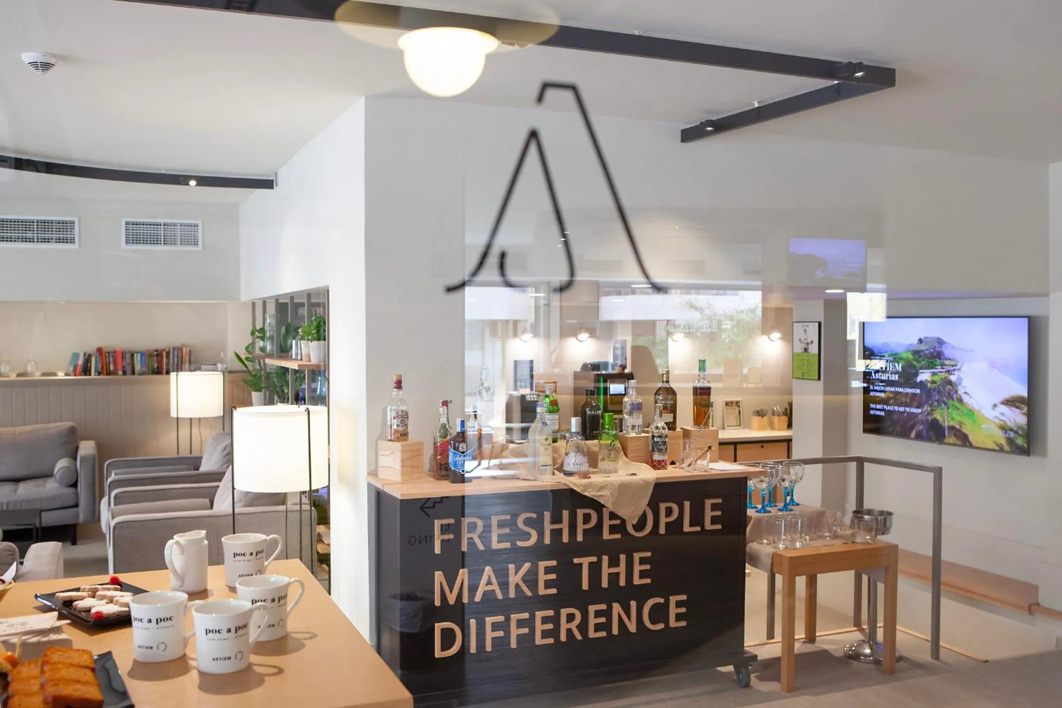 Living room in ARTIEM Capri