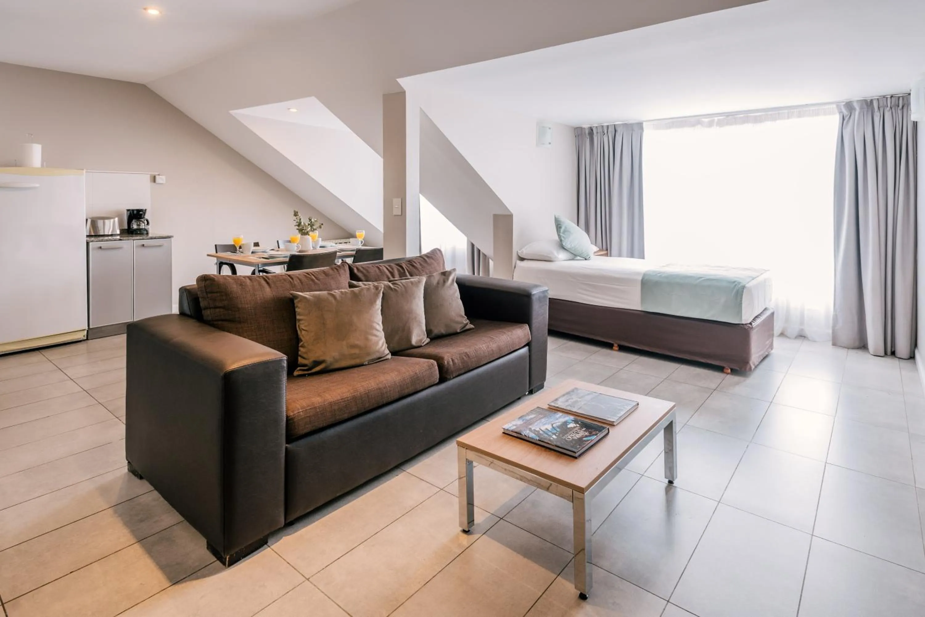 Living room, Bed in La Vela