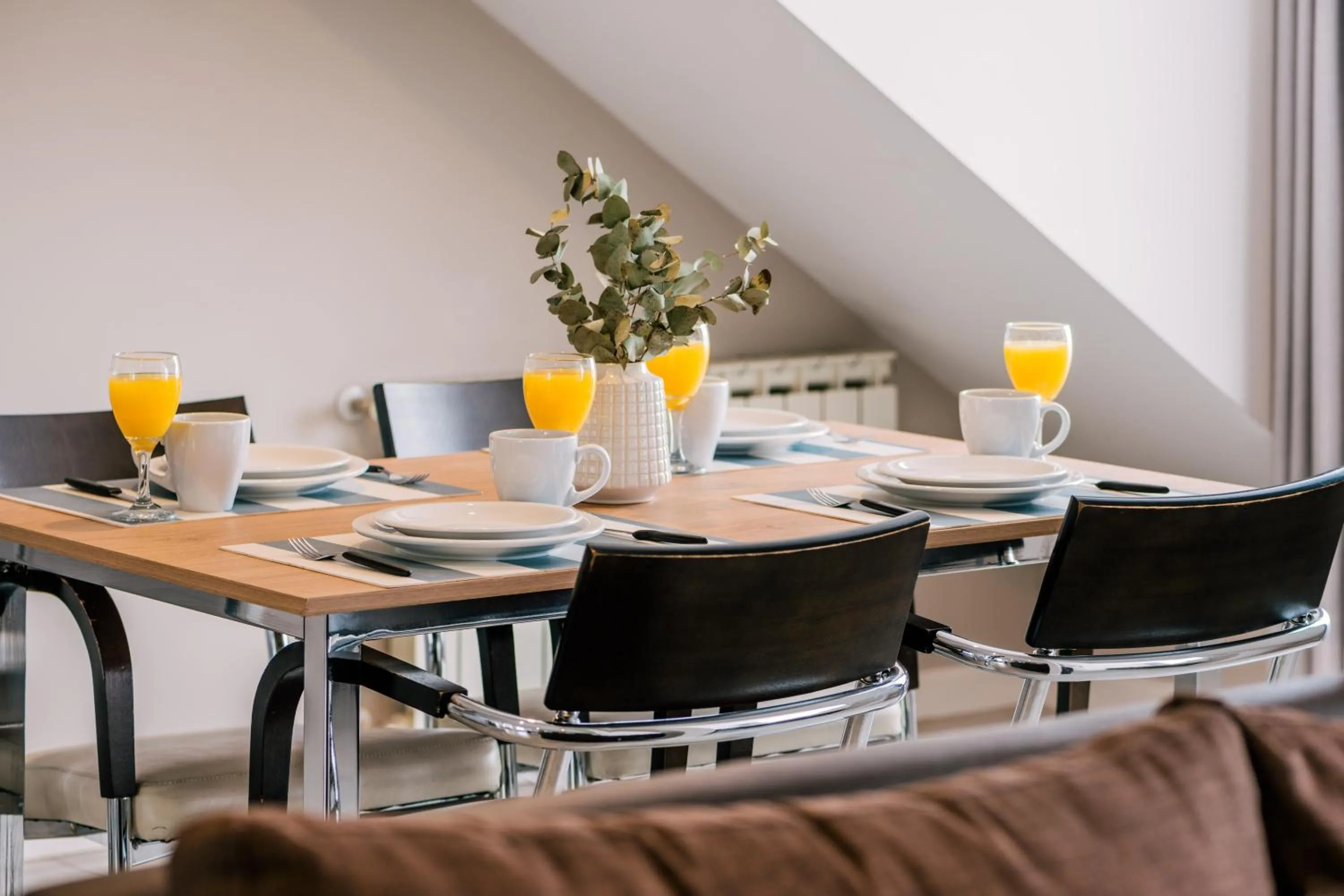 Dining area in La Vela
