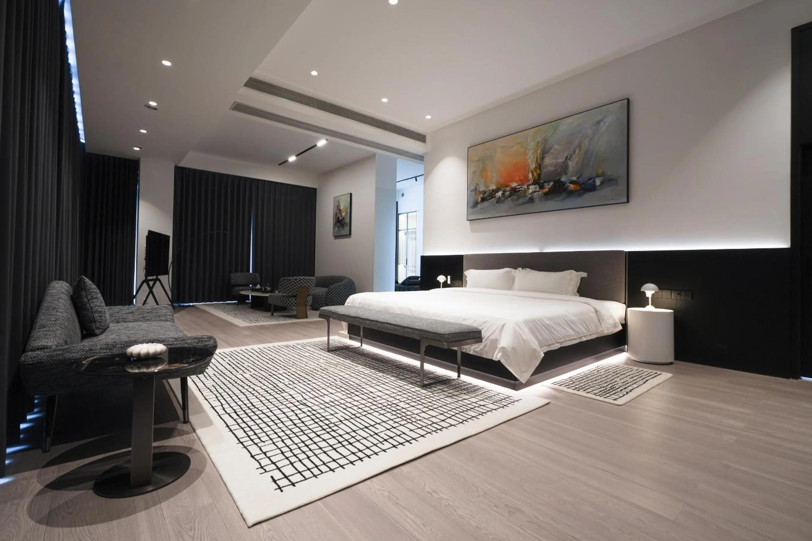 Bed in One Riviera Hotel and Residences