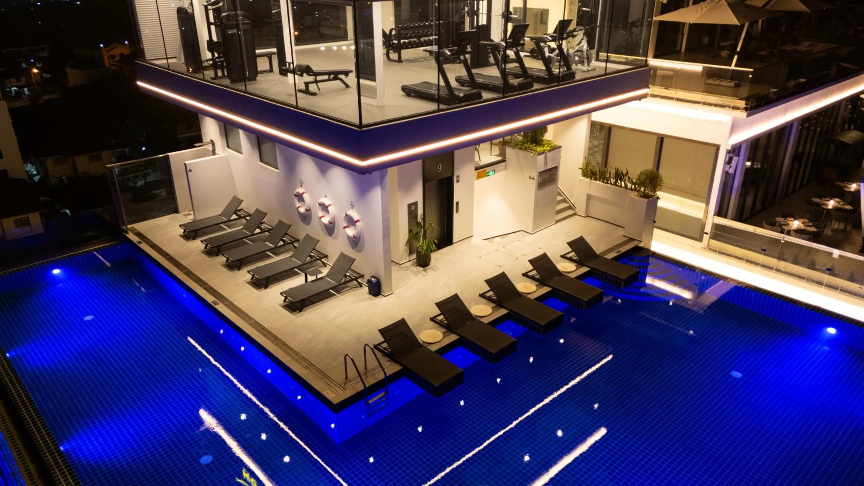 Swimming pool in One Riviera Hotel and Residences