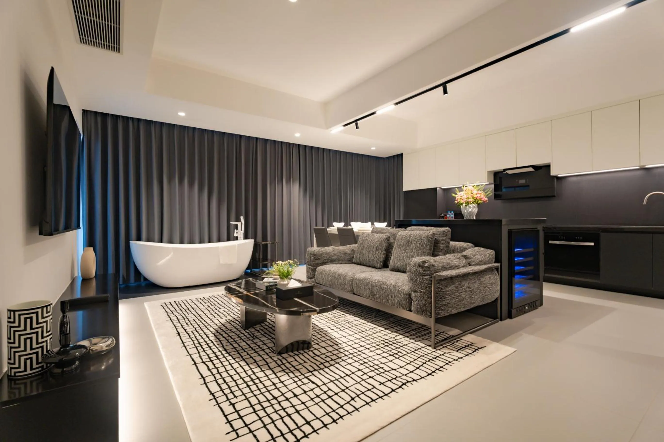 Living room in One Riviera Hotel and Residences