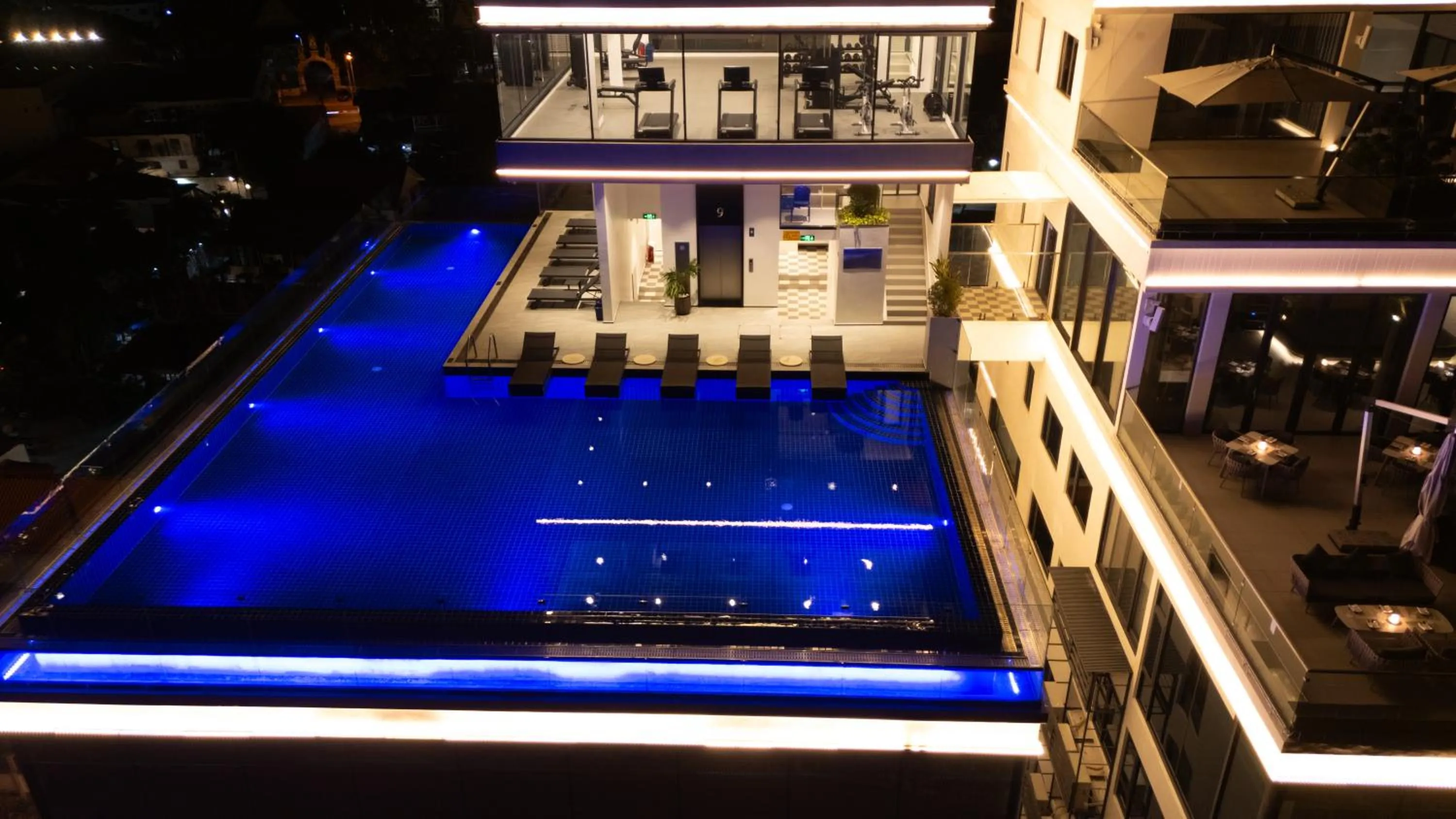 Swimming pool in One Riviera Hotel and Residences