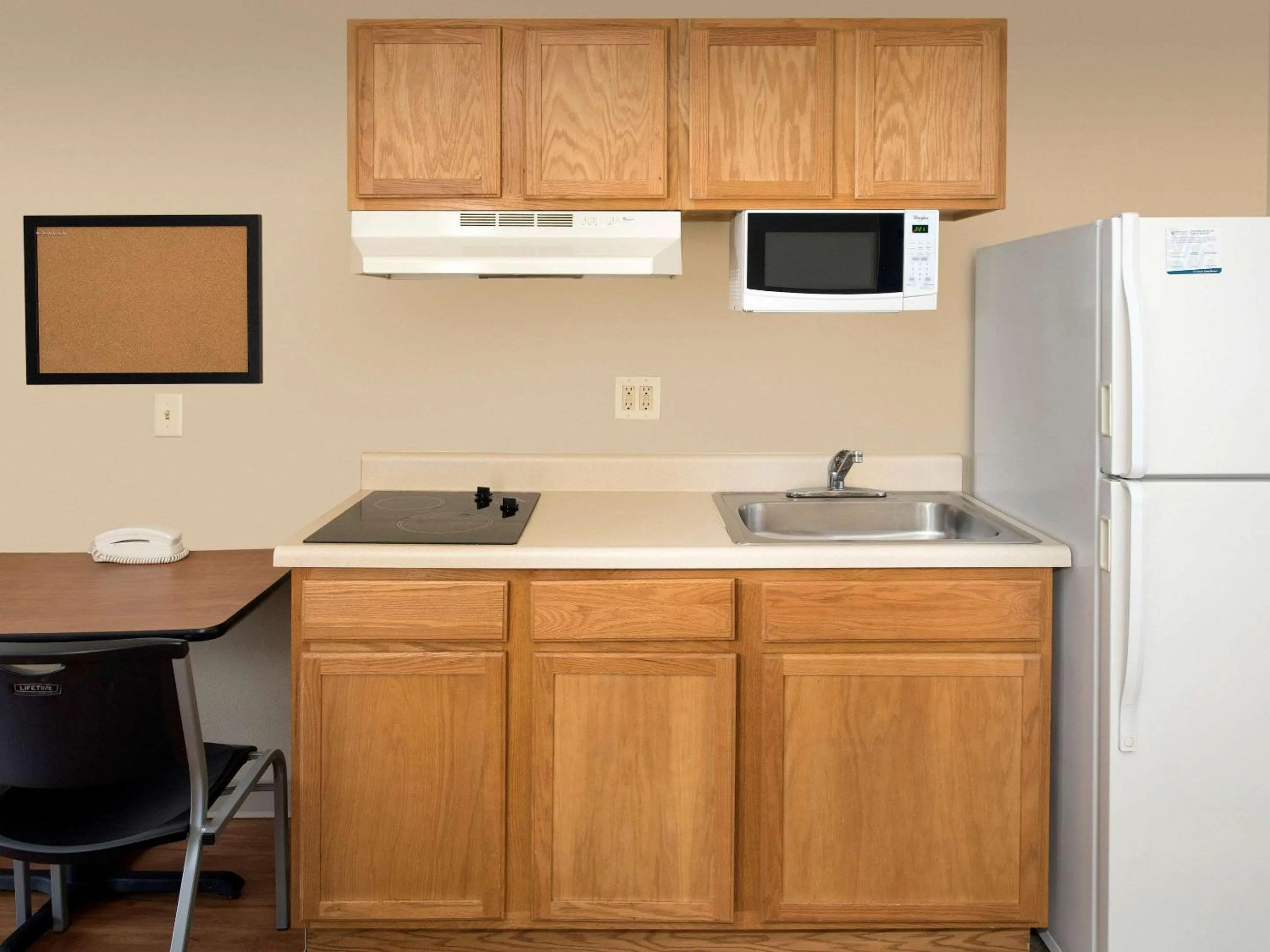 Kitchen or kitchenette in WoodSpring Suites Louisville Clarksville