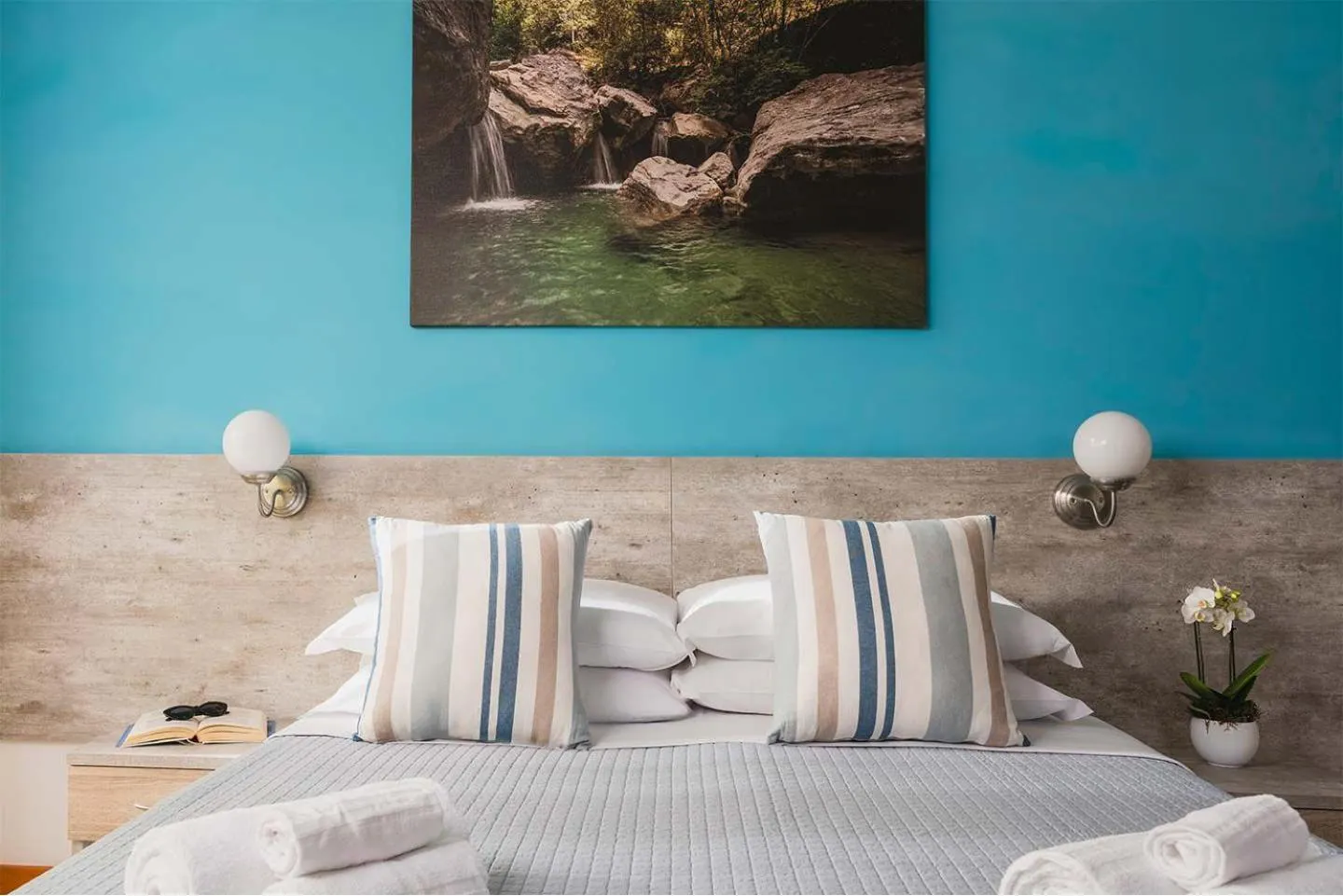 Bed in Hotel Club La Villa