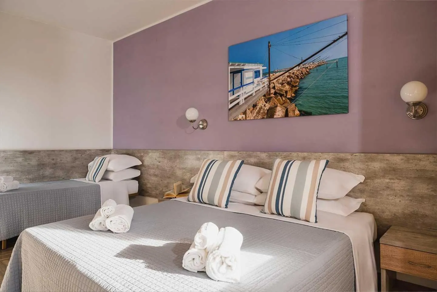 Bed in Hotel Club La Villa