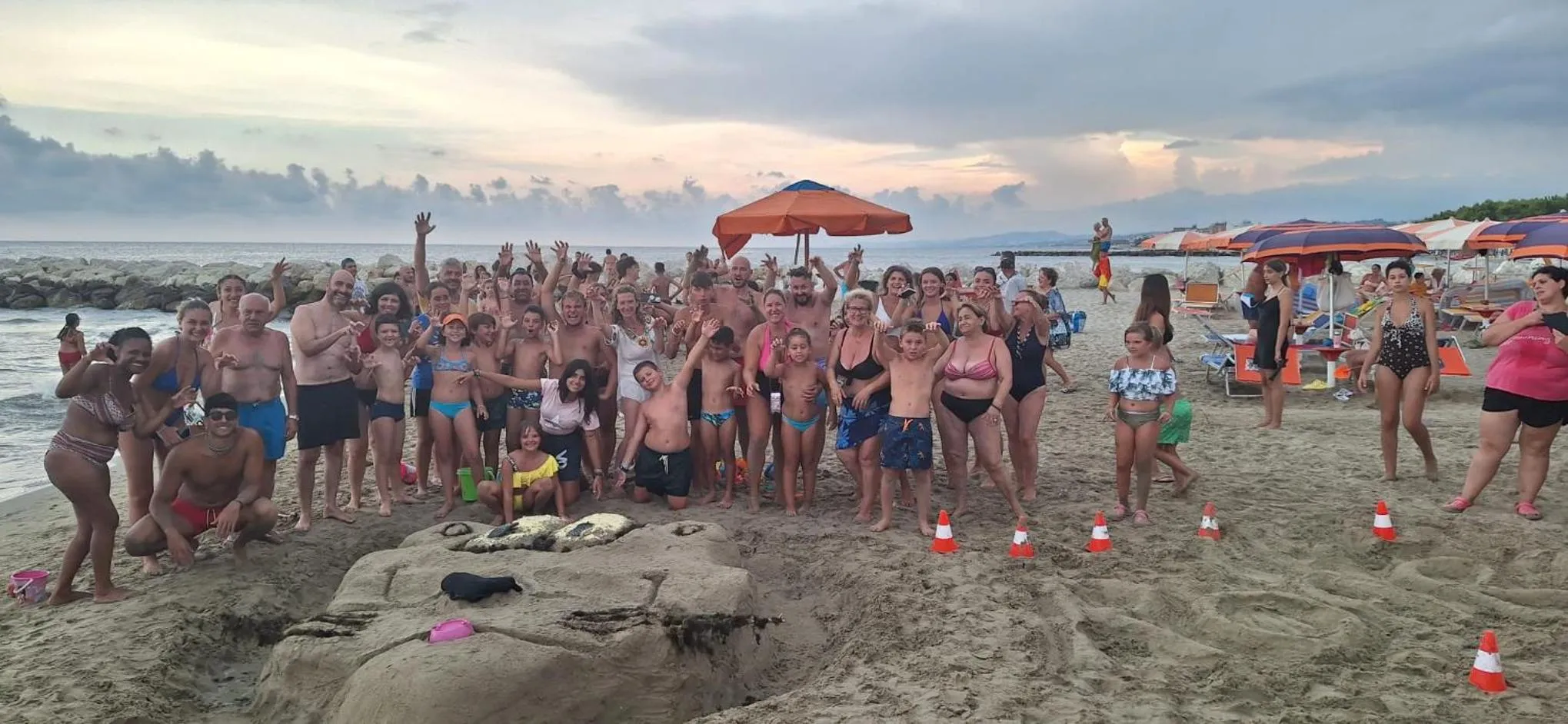 Beach in Hotel Club La Villa