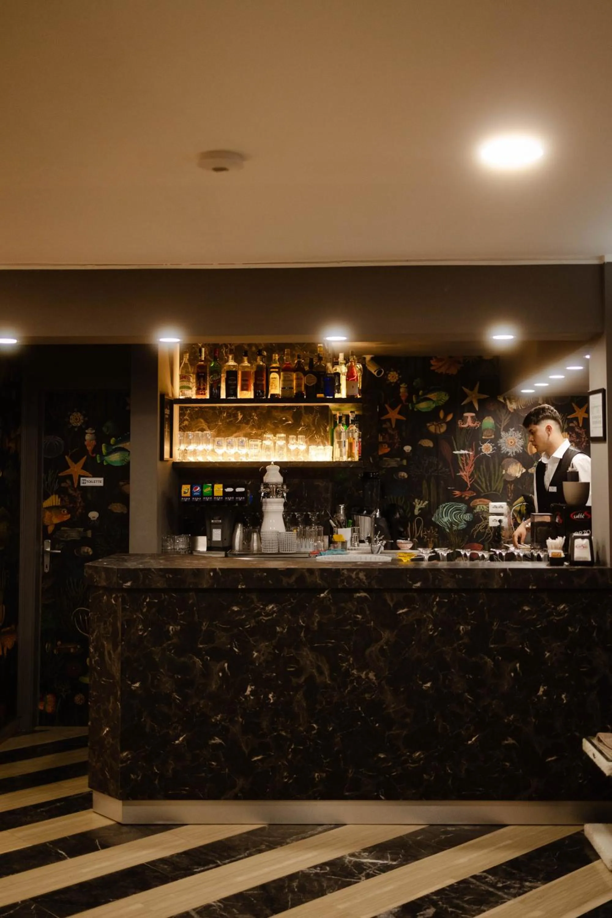 Lounge or bar in Hotel Club La Villa