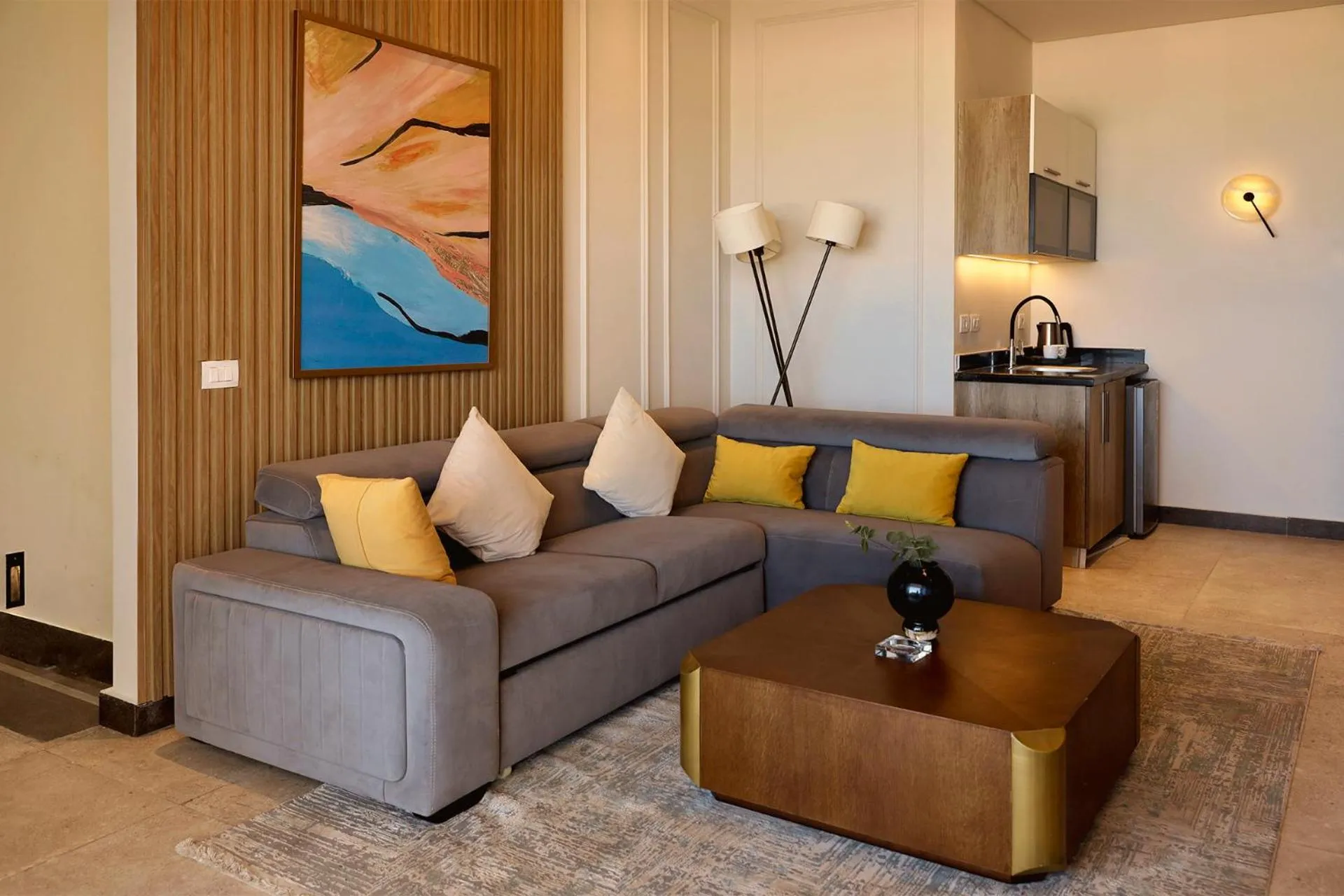 Living room in Gewan Palace New Alamein