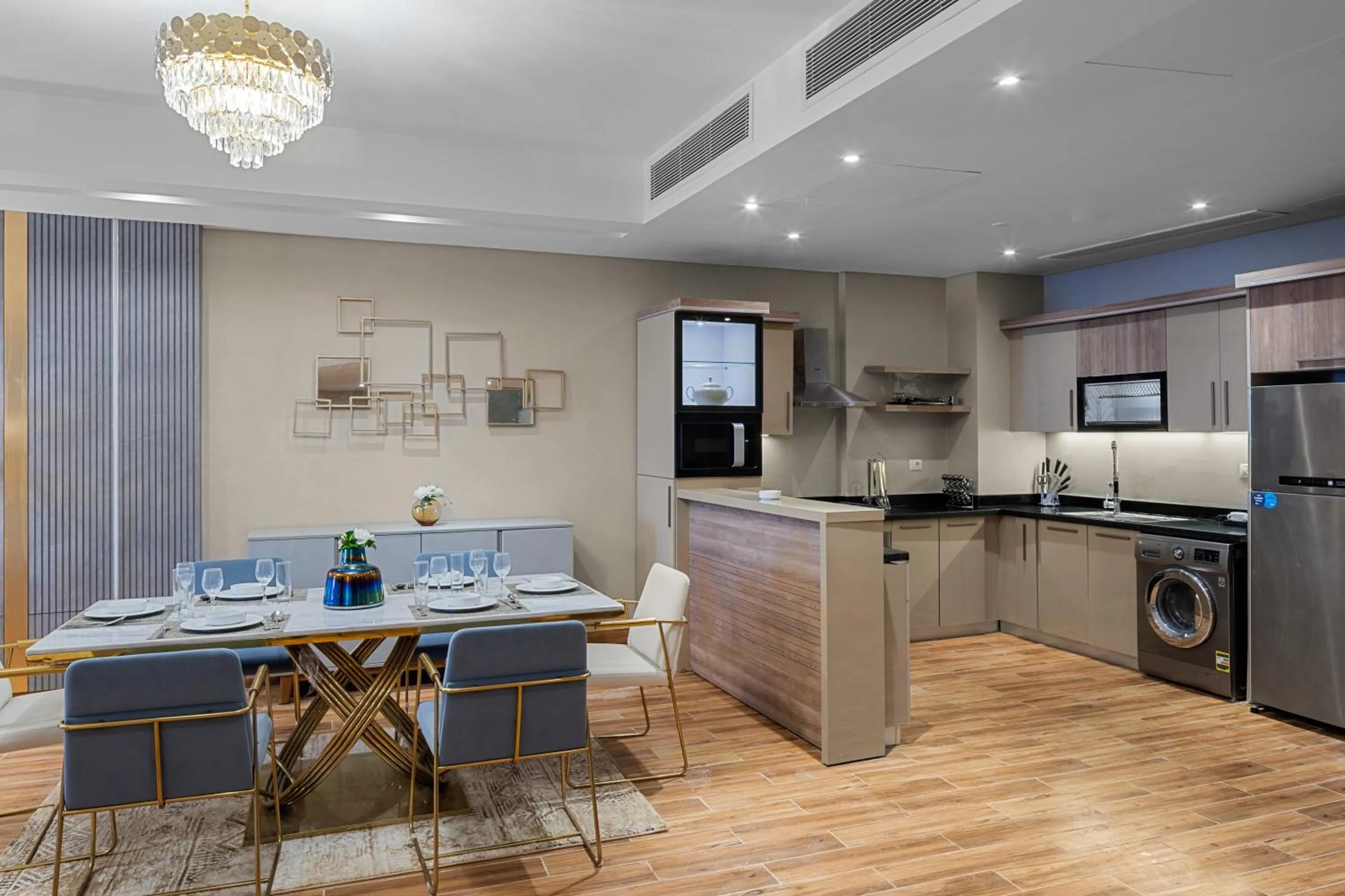 Dining area in Gewan Palace New Alamein