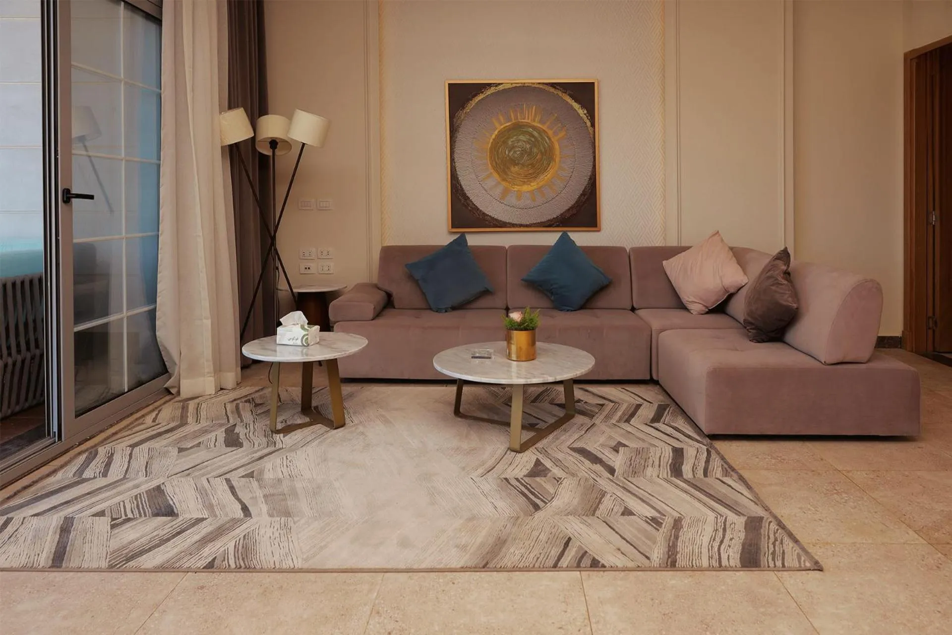 Living room in Gewan Palace New Alamein