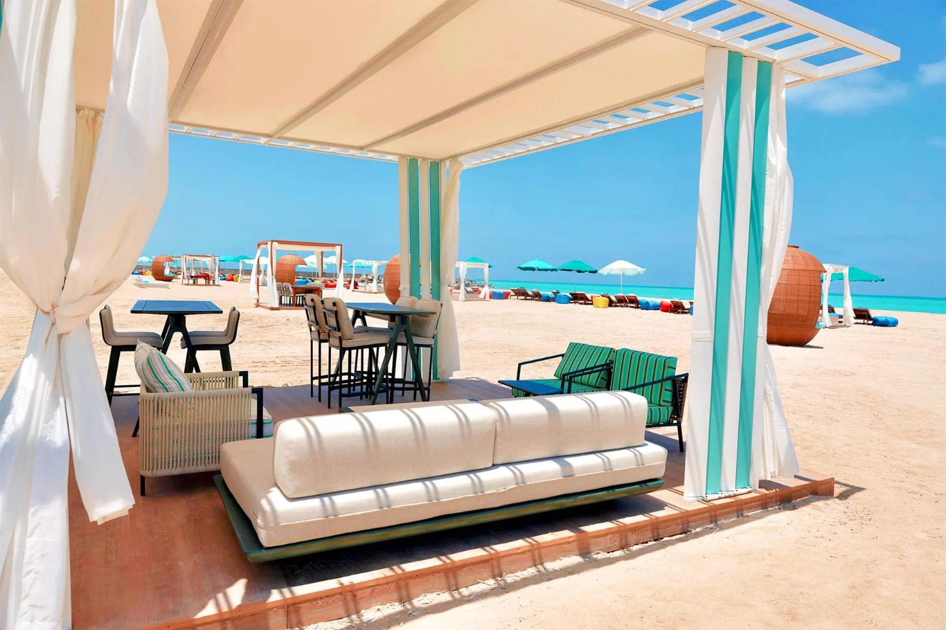 Seating area in Gewan Palace New Alamein