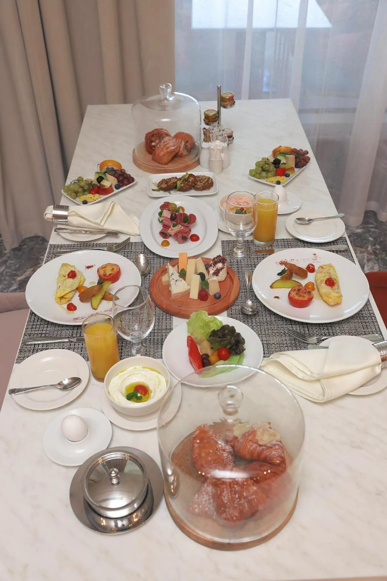 Food in Gewan Palace New Alamein