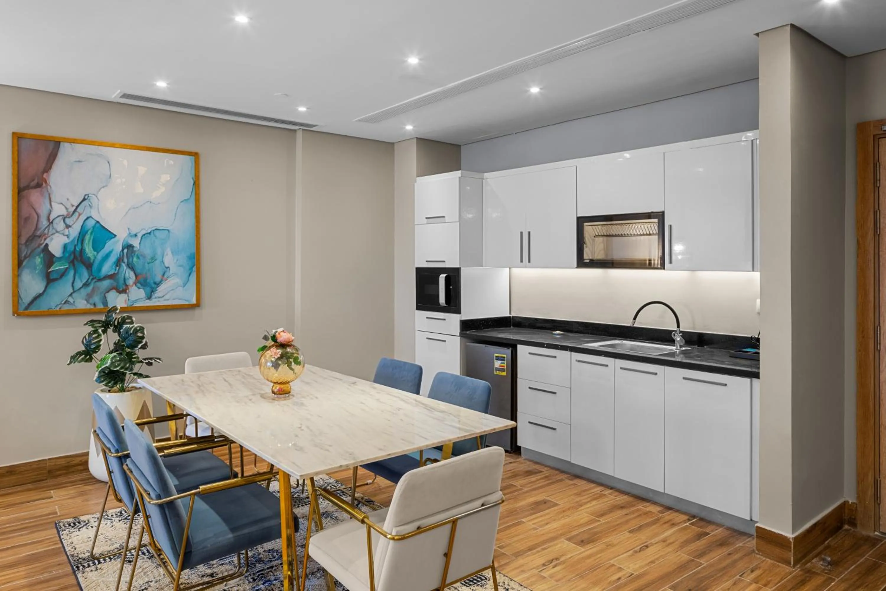 Kitchen or kitchenette in Gewan Palace New Alamein