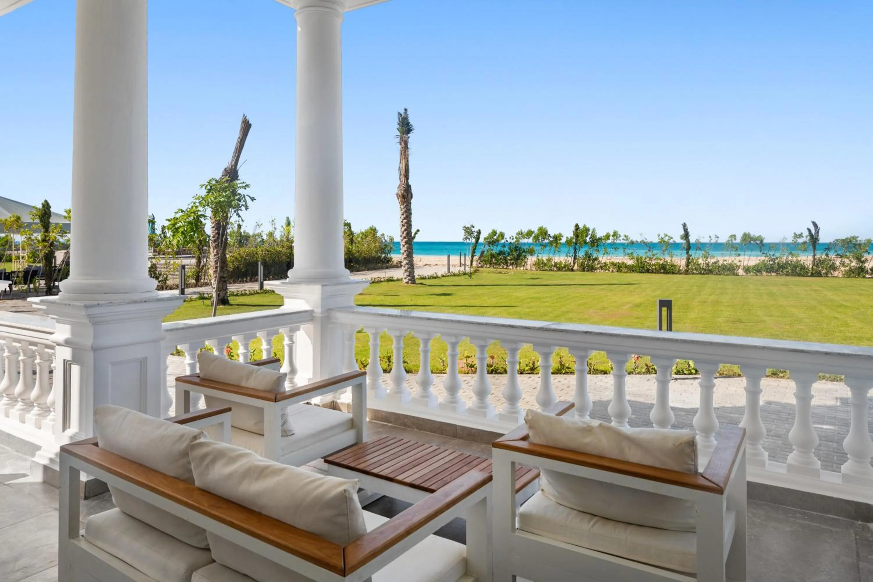 Garden in Gewan Palace New Alamein