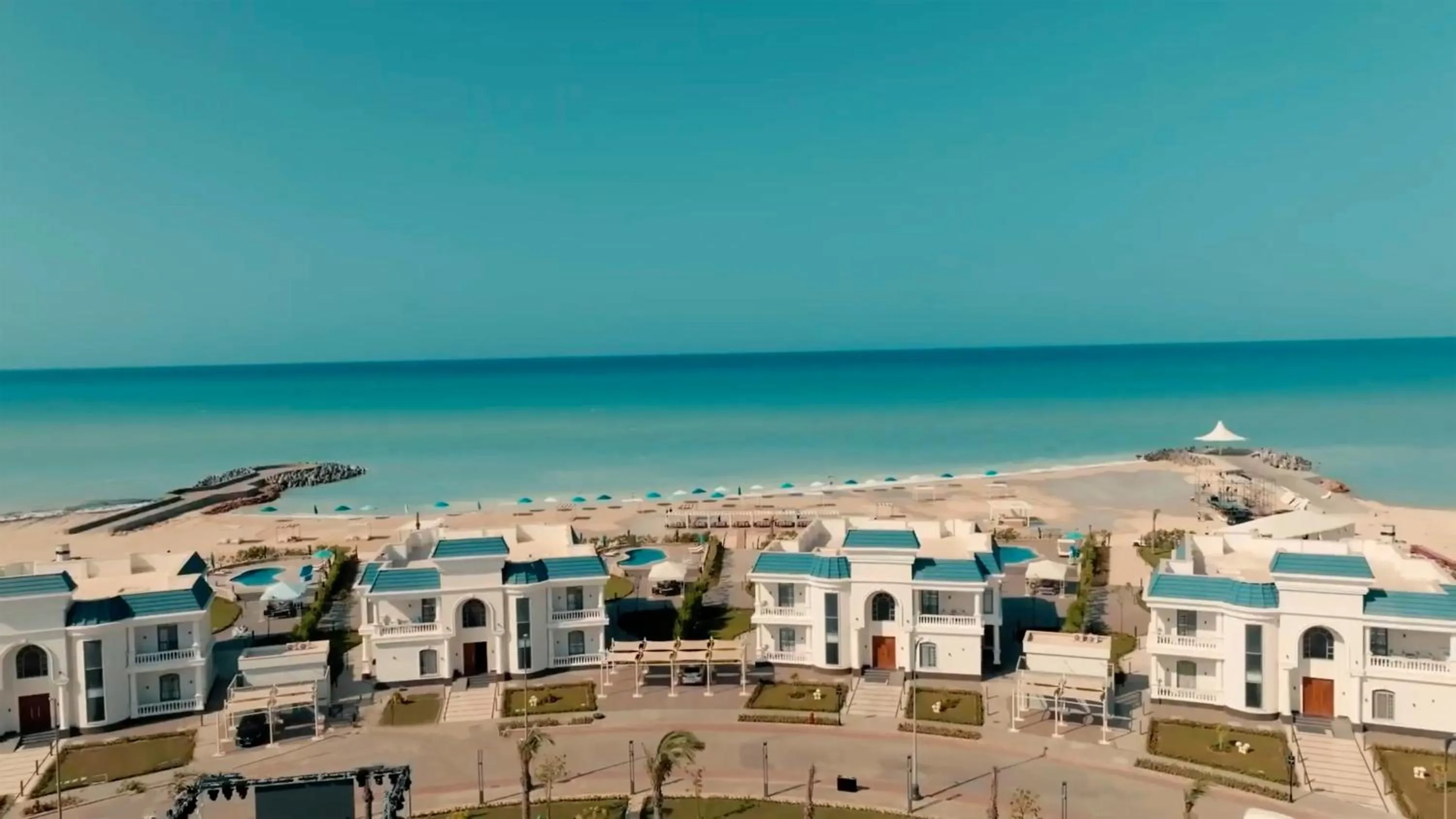 Bird's eye view in Gewan Palace New Alamein