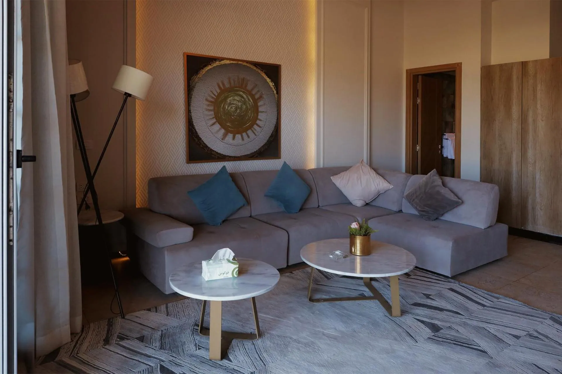 Living room in Gewan Palace New Alamein