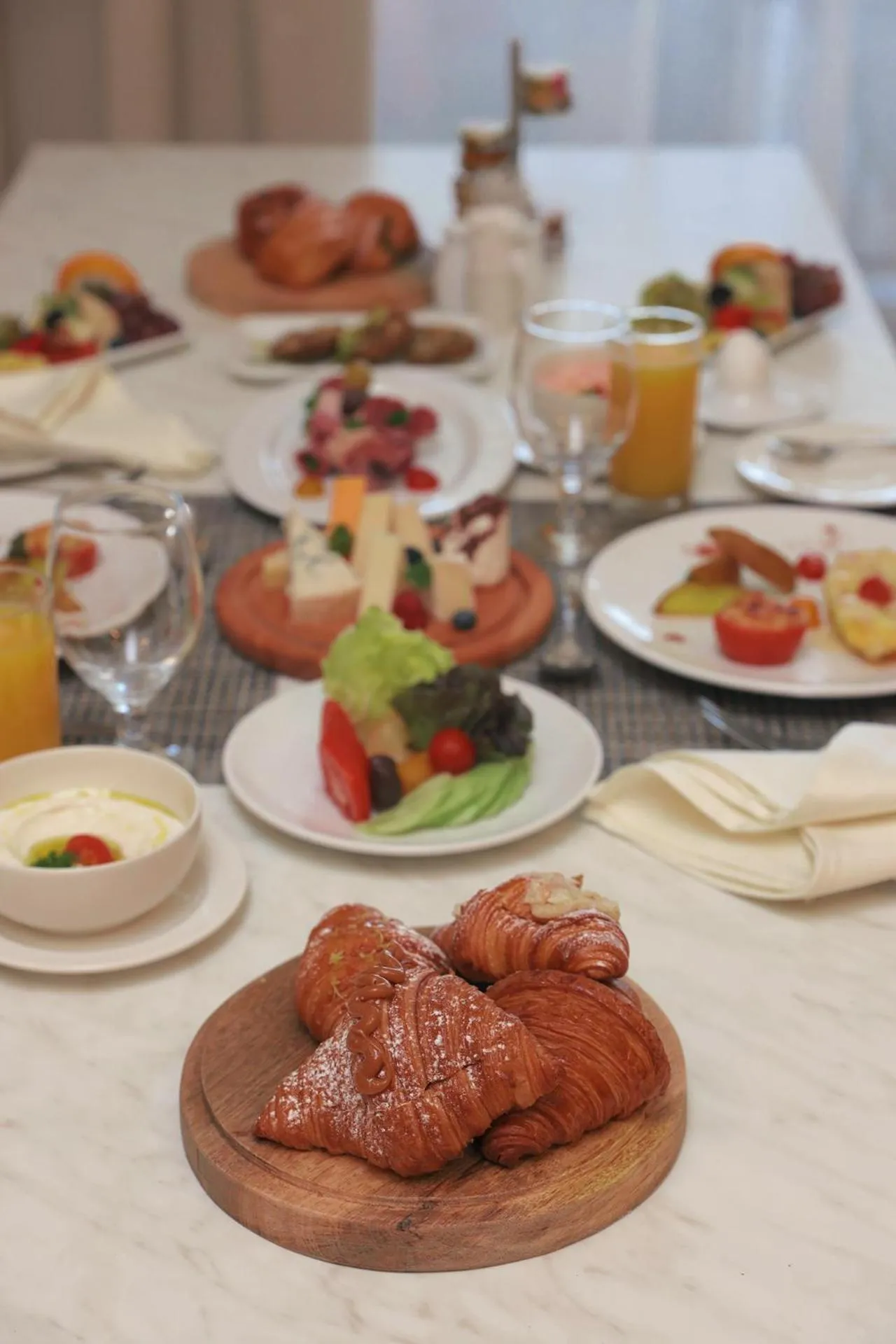 Continental breakfast in Gewan Palace New Alamein